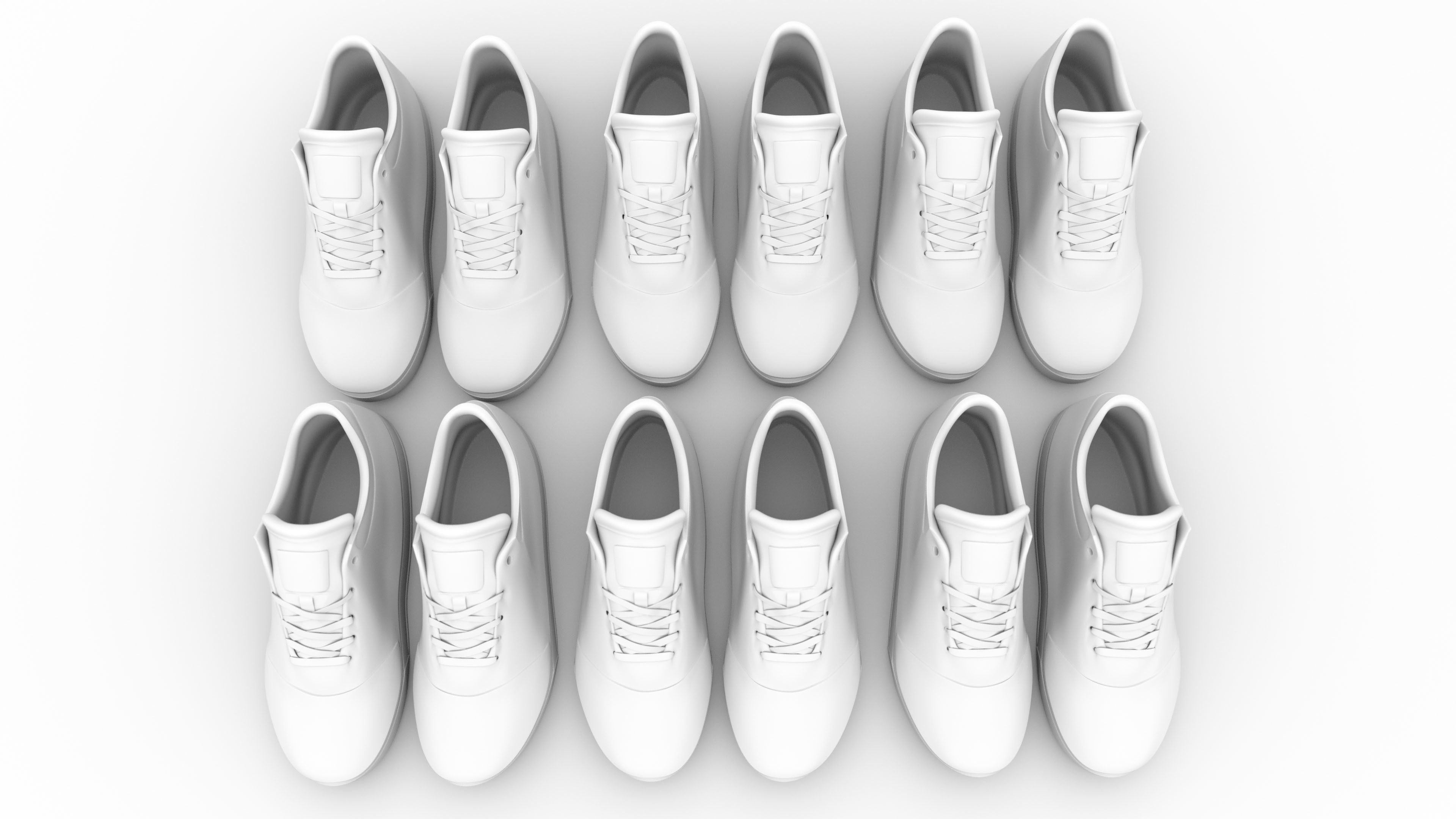 DC Shoes Crisis - Collection of 6 colors Low-poly 3D model_1