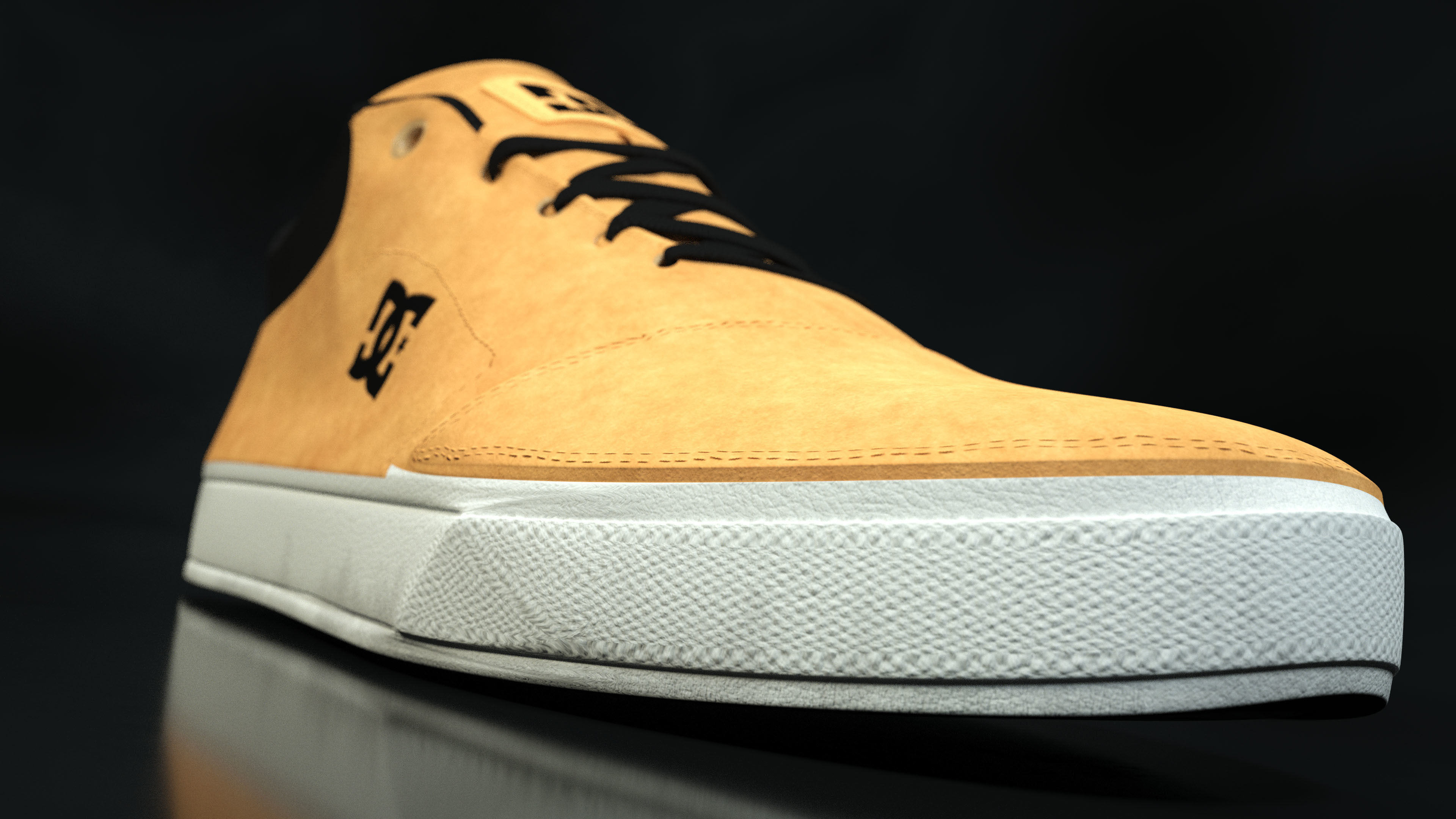 DC Shoes Crisis - Collection of 6 colors Low-poly 3D model_34