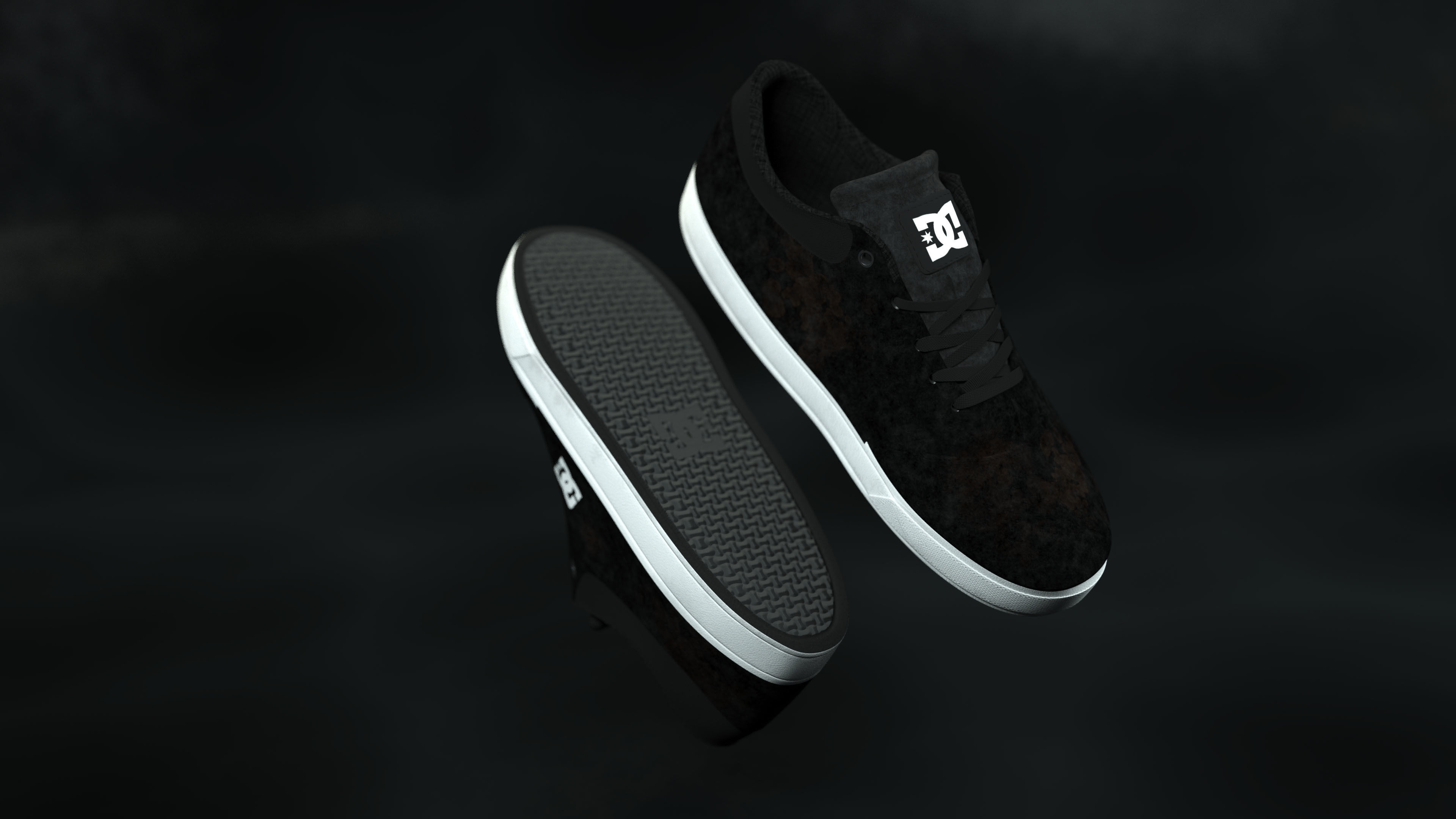 DC Shoes Crisis - Collection of 6 colors Low-poly 3D model_25