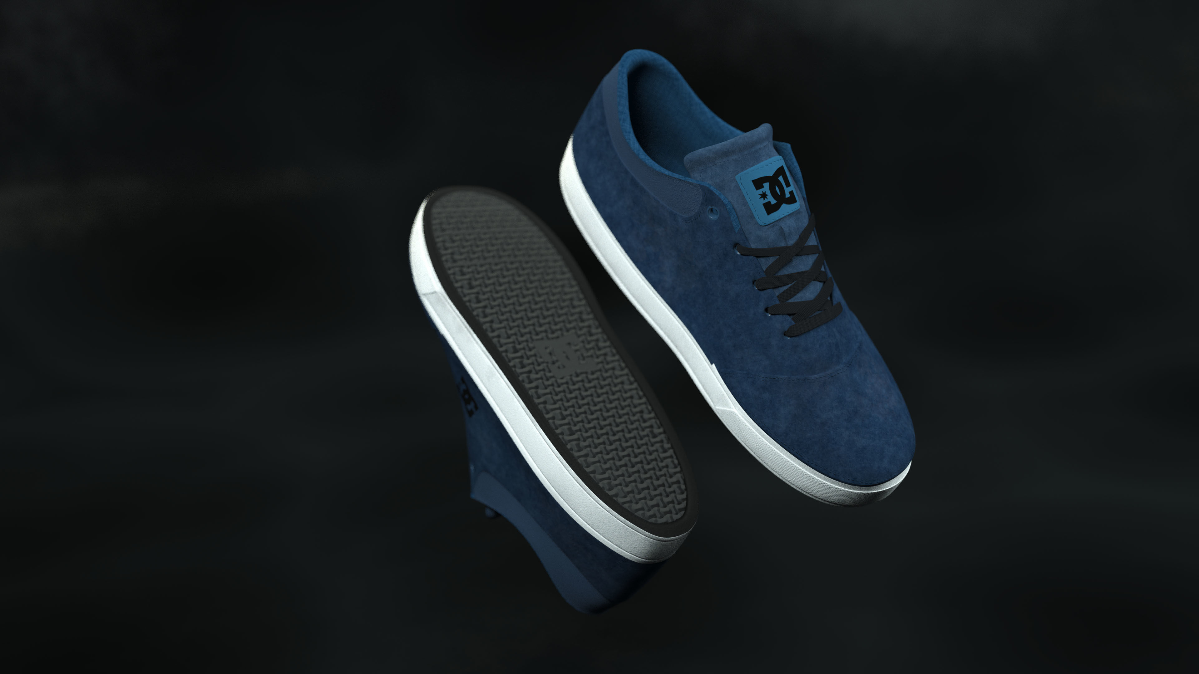 DC Shoes Crisis - Collection of 6 colors Low-poly 3D model_21