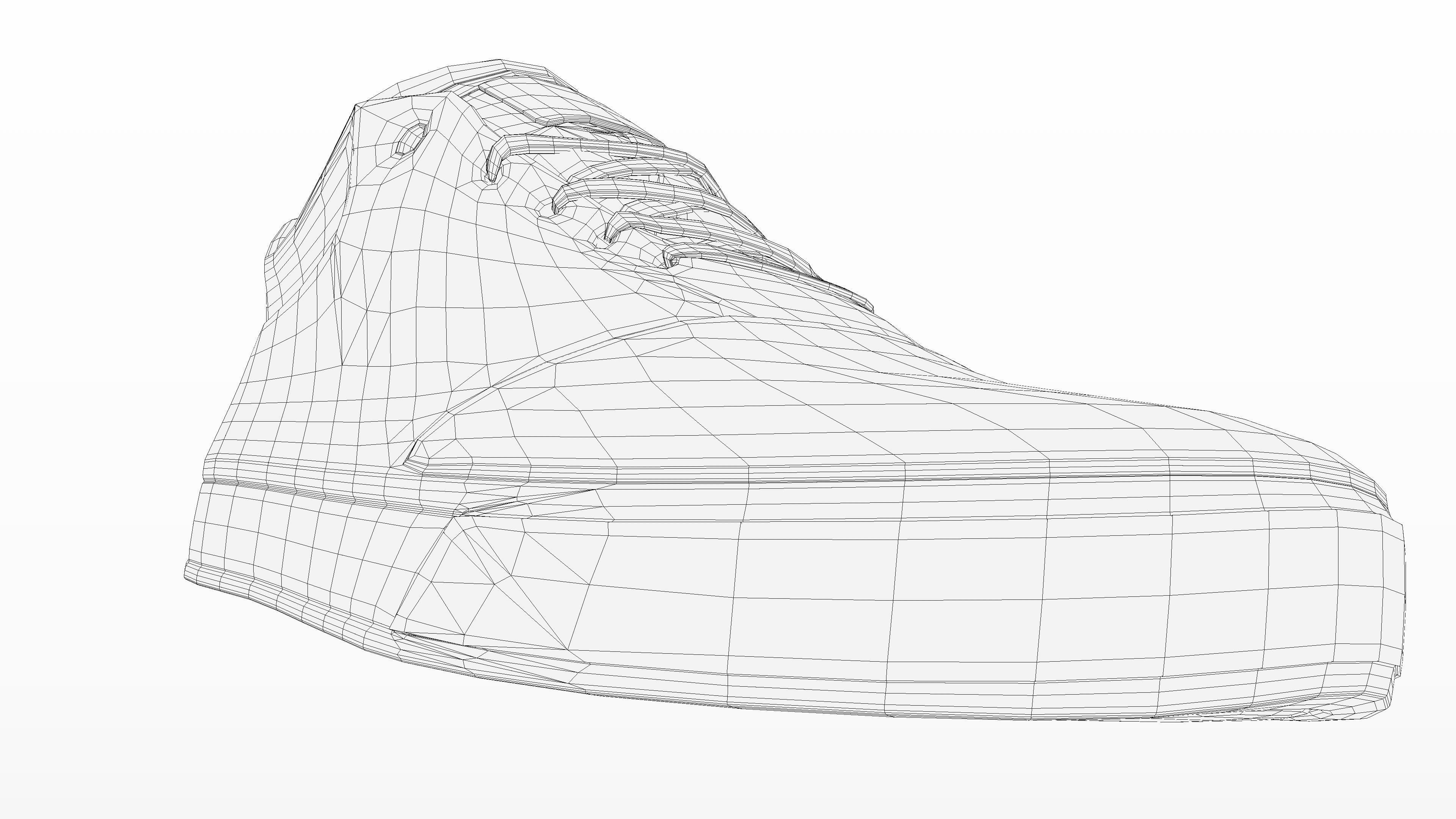 DC Shoes Crisis - Collection of 6 colors Low-poly 3D model_40