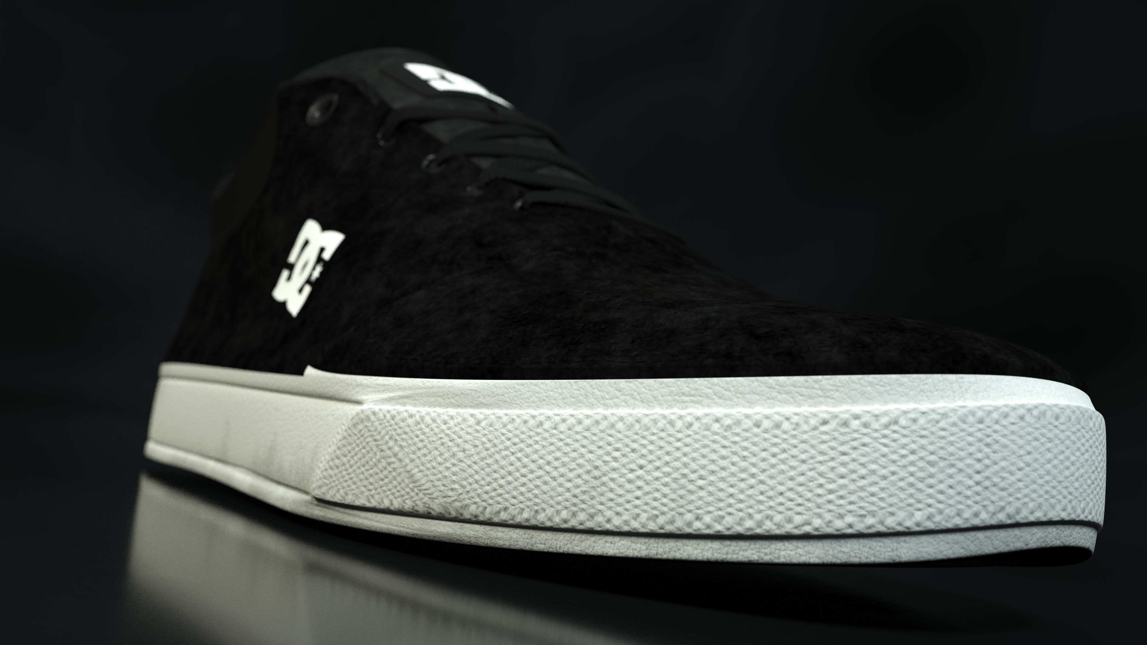 DC Shoes Crisis - Collection of 6 colors Low-poly 3D model_32