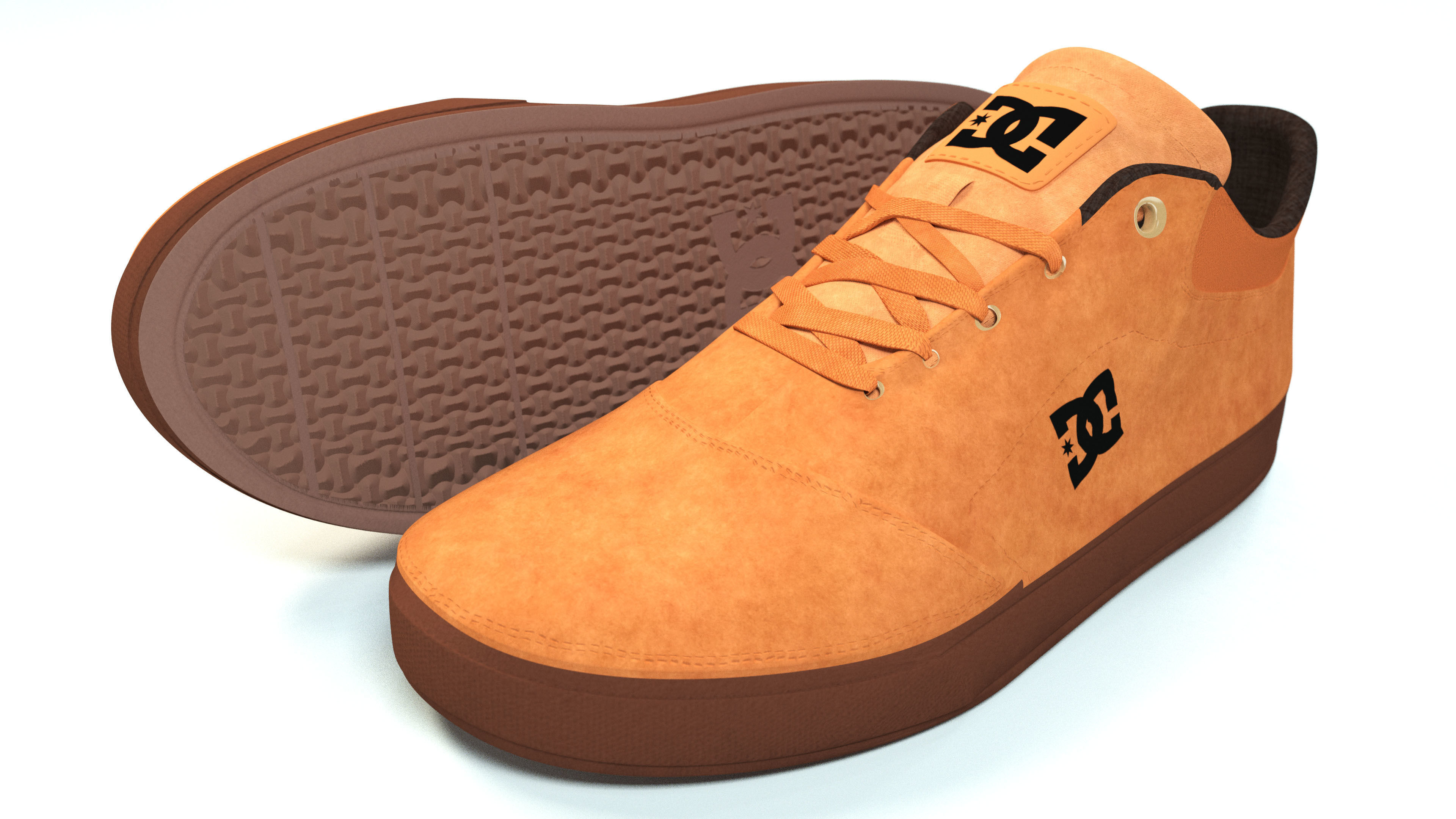 DC Shoes Crisis - Collection of 6 colors Low-poly 3D model_20