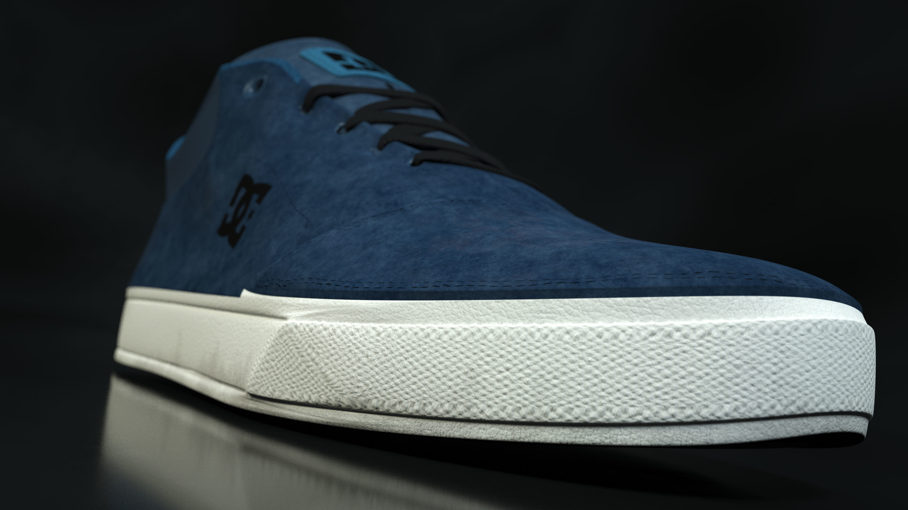 DC Shoes Crisis - Collection of 6 colors Low-poly 3D model_31