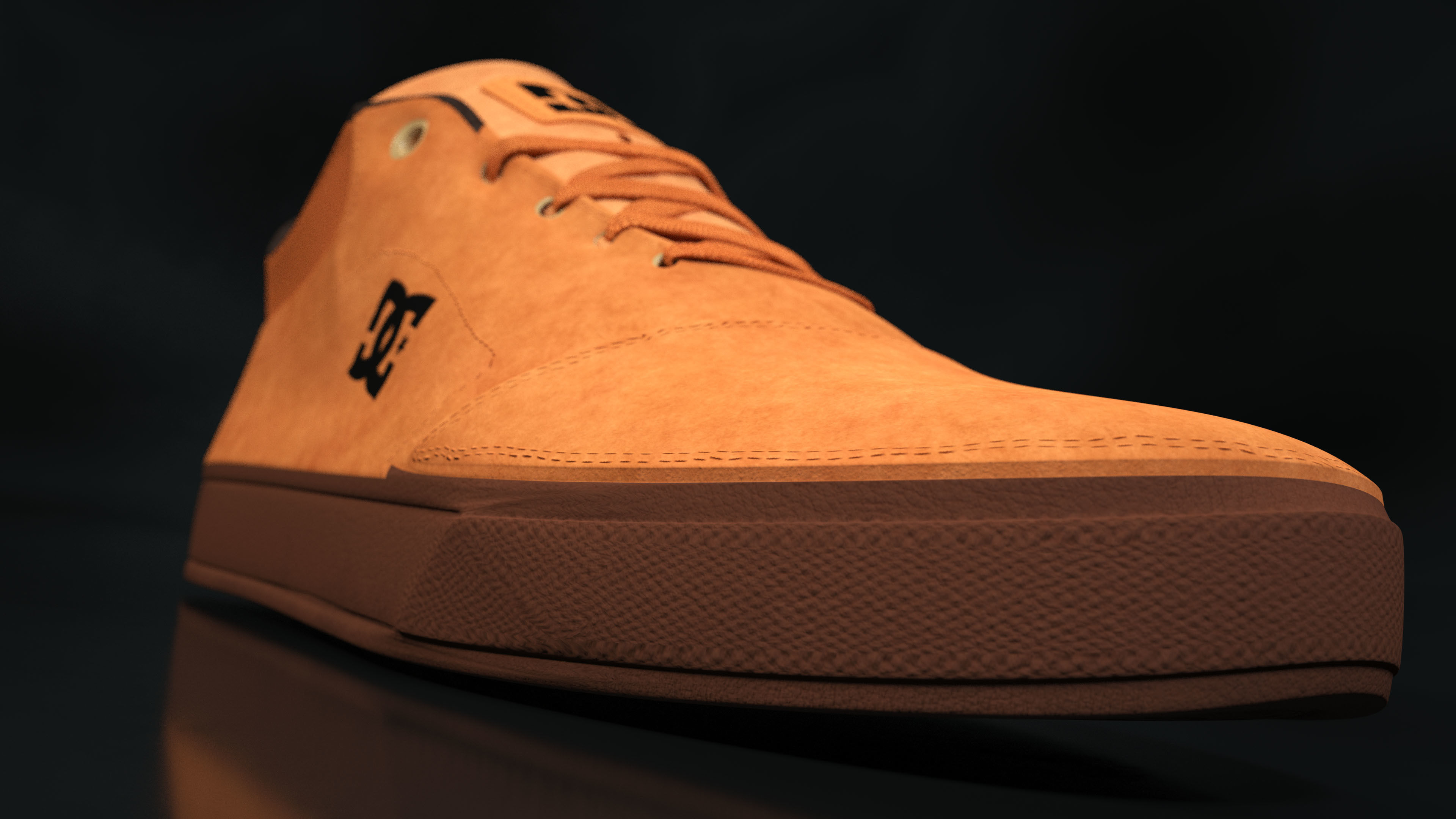 DC Shoes Crisis - Collection of 6 colors Low-poly 3D model_17