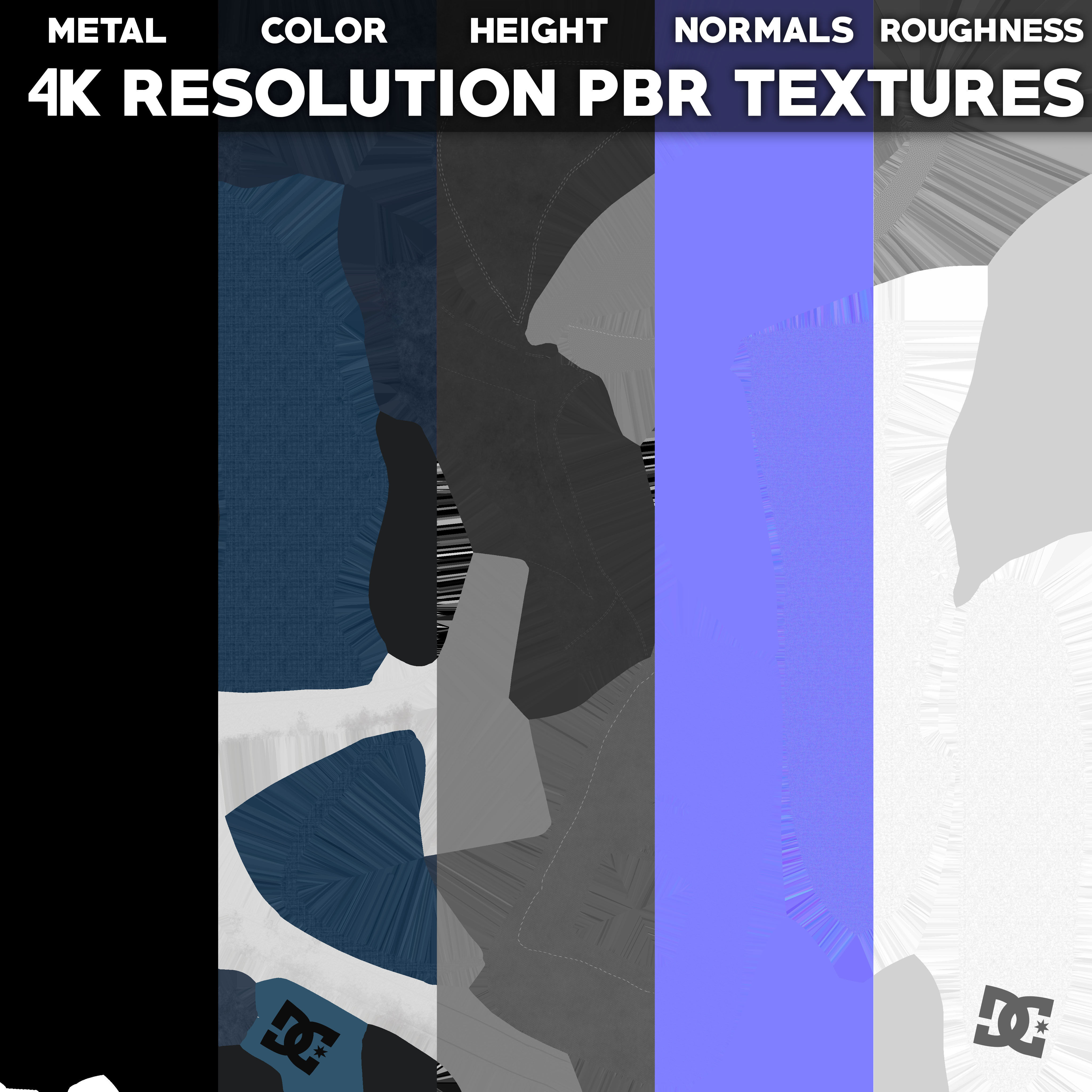 DC Shoes Crisis - Collection of 6 colors Low-poly 3D model_27