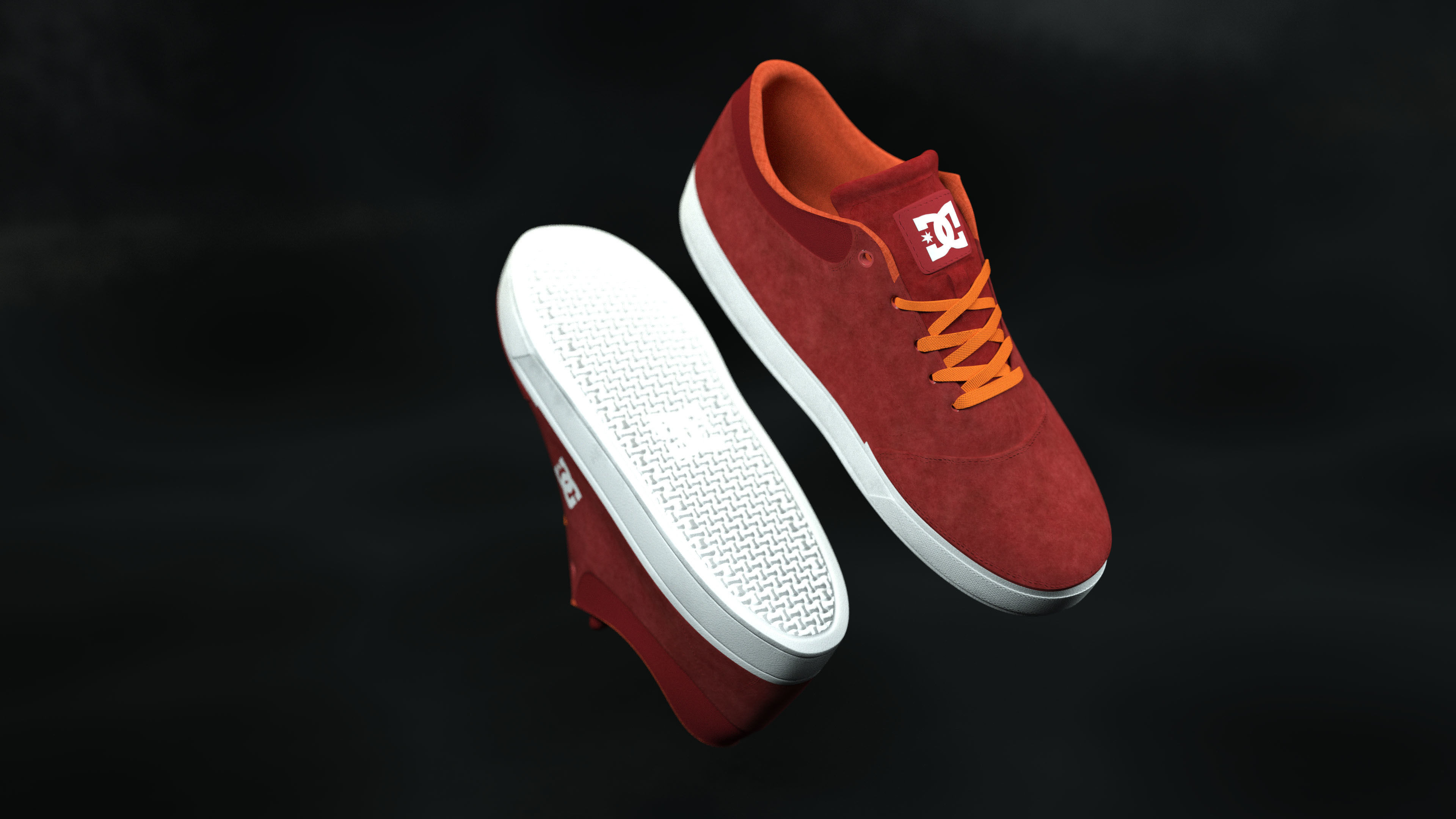 DC Shoes Crisis - Collection of 6 colors Low-poly 3D model_8