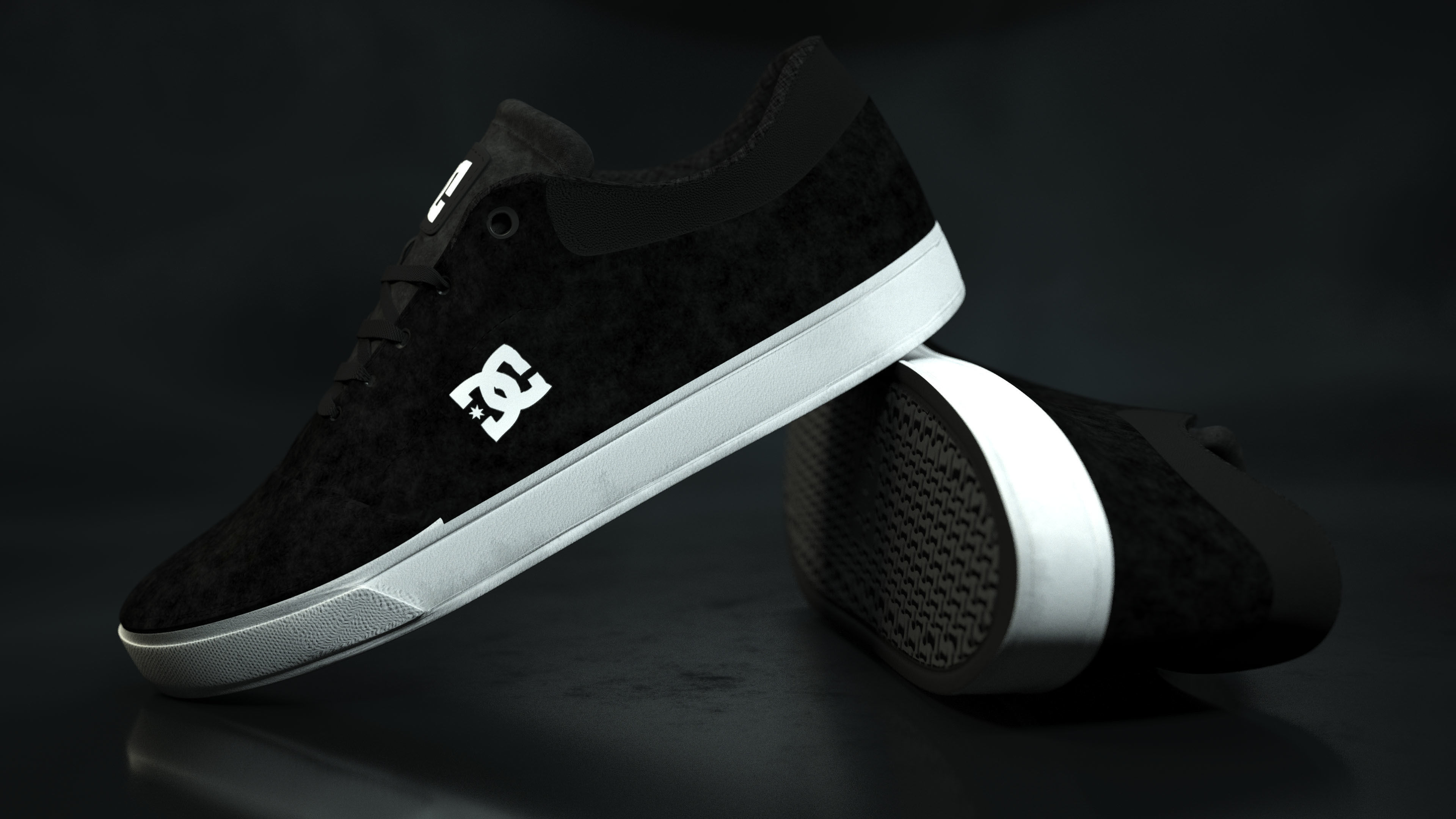 DC Shoes Crisis - Collection of 6 colors Low-poly 3D model_29