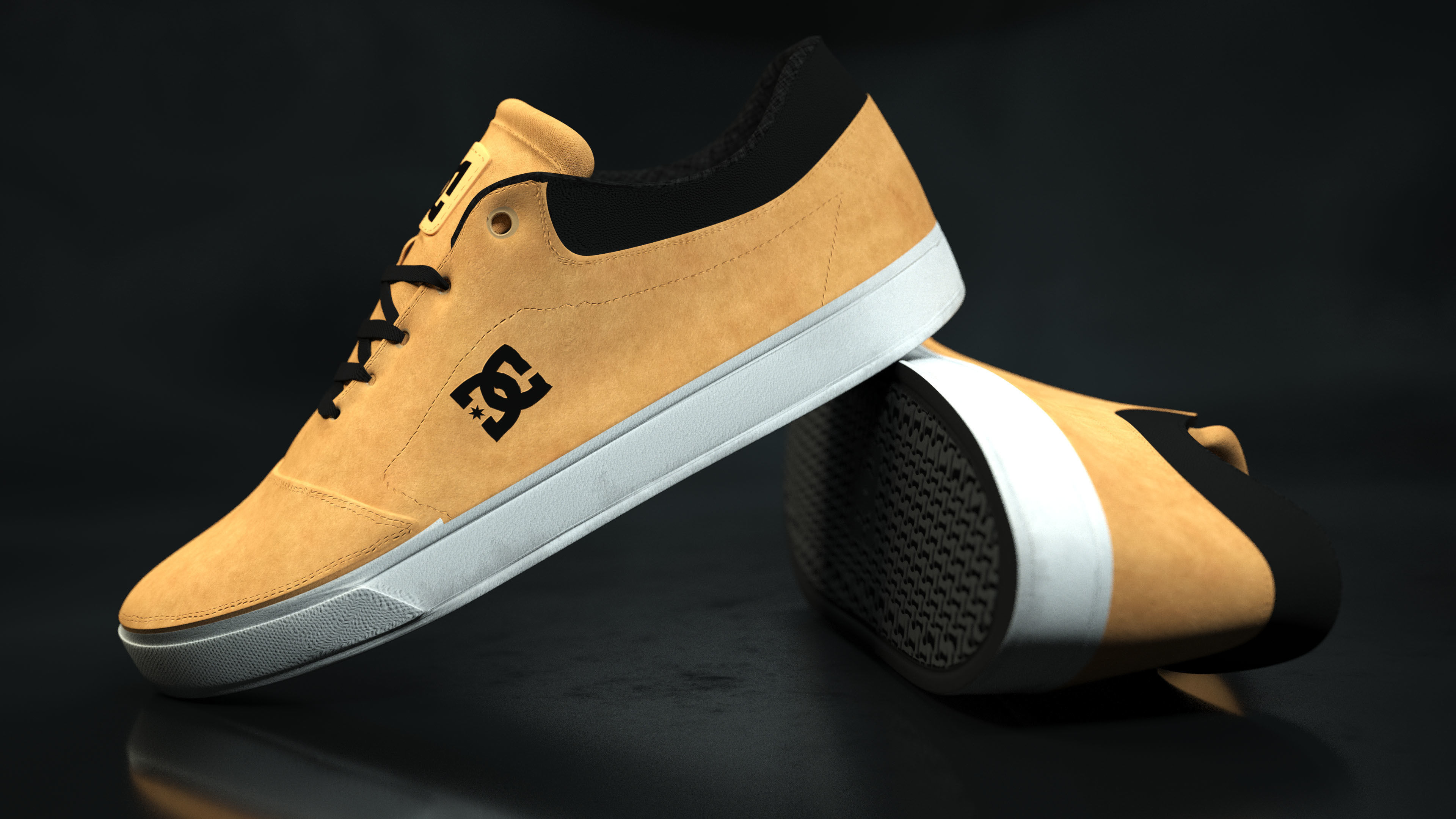 DC Shoes Crisis - Collection of 6 colors Low-poly 3D model_38
