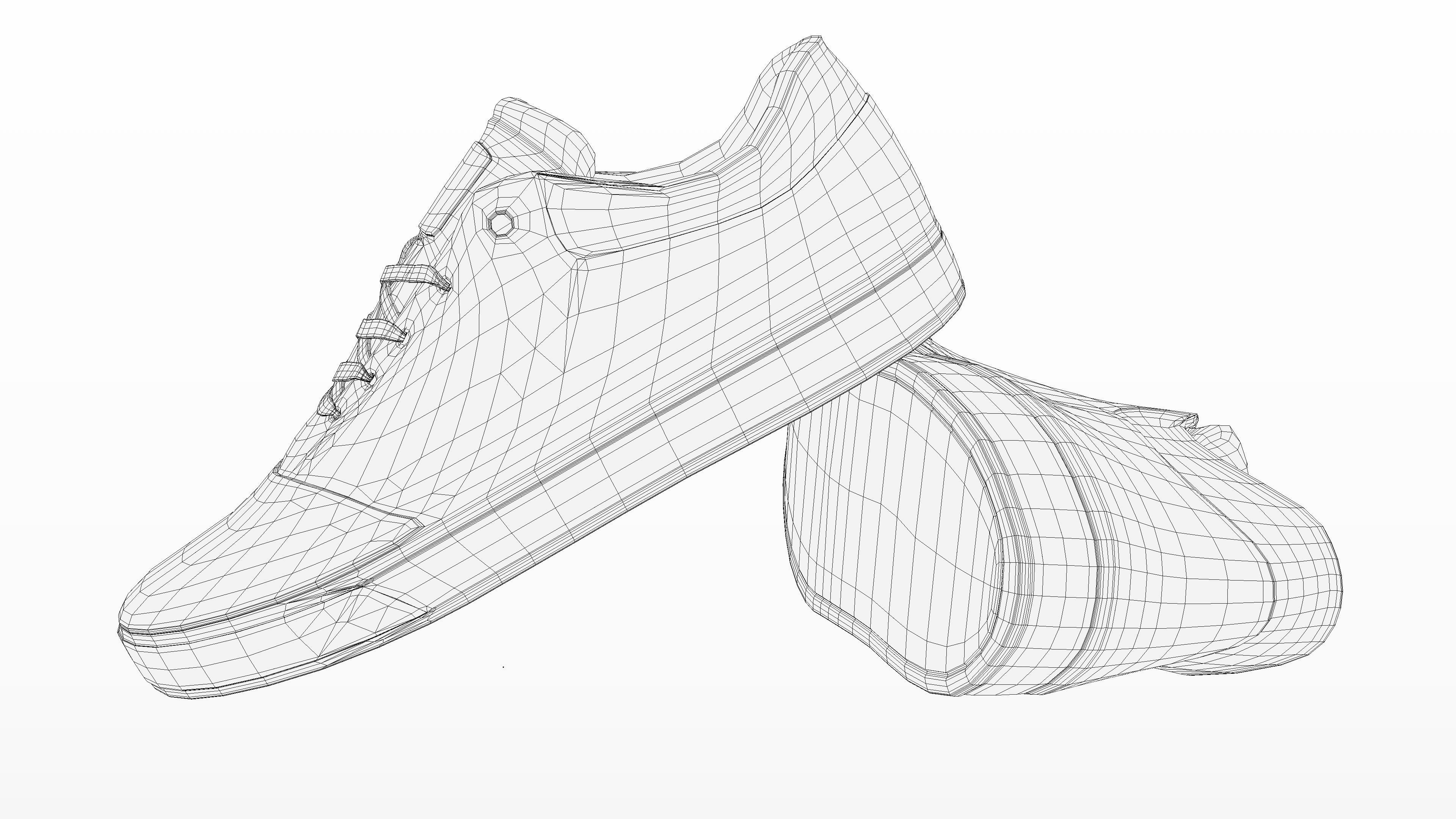 DC Shoes Crisis - Collection of 6 colors Low-poly 3D model_42