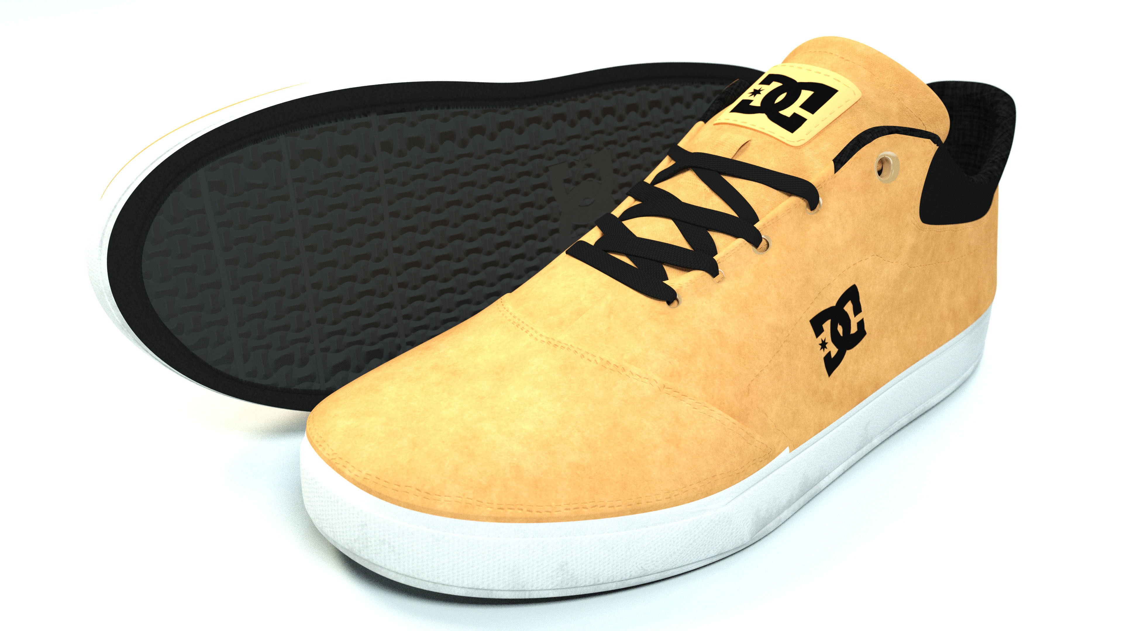 DC Shoes Crisis - Collection of 6 colors Low-poly 3D model_37
