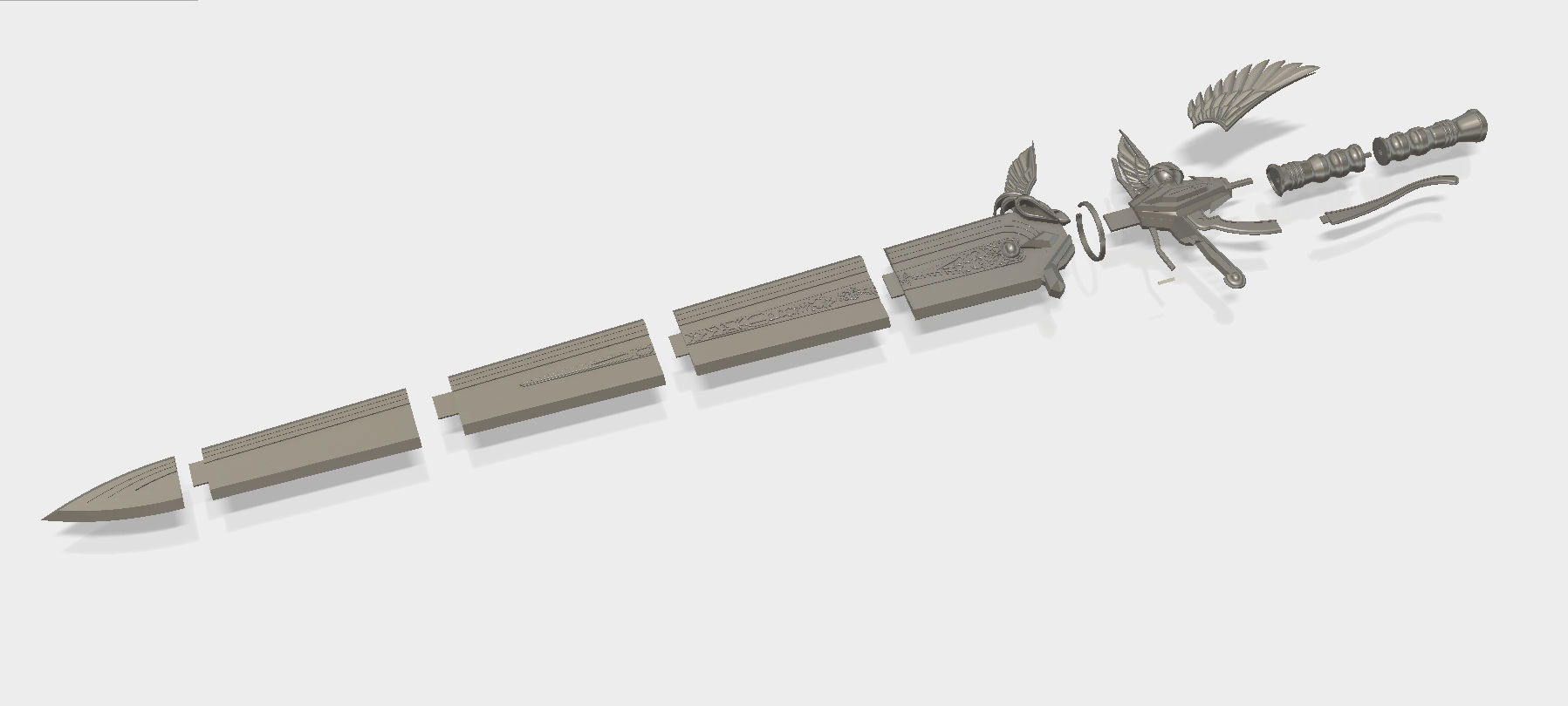 Final Fantasy XV Regis Sword 3D print model_1