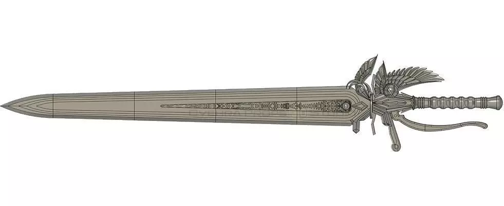 Final Fantasy XV Regis Sword 3D print model_0
