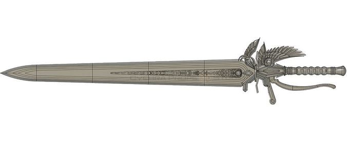 Final Fantasy XV Regis Sword 3D print model