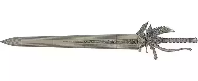 Final Fantasy XV Regis Sword 3D print model