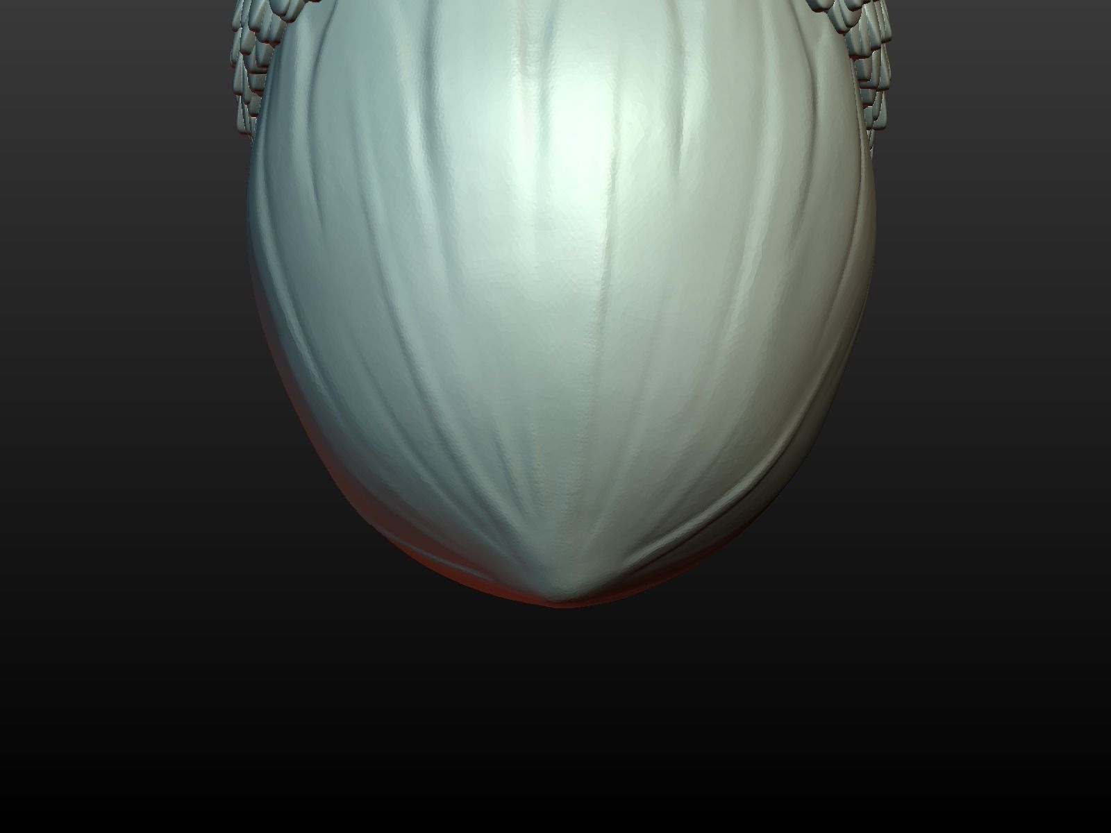Acorn Pendant 3D print model_9
