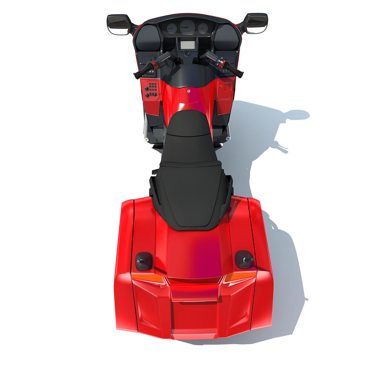Sport Motorcycle 3D model_8