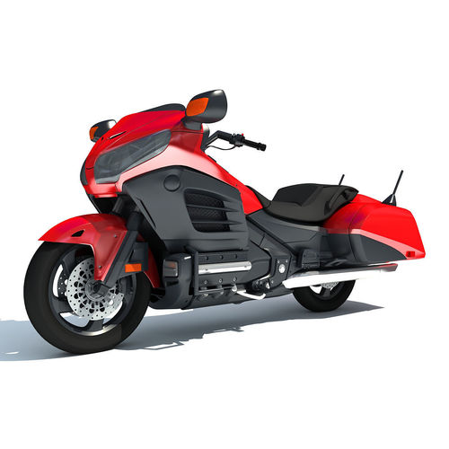 Sport Motorcycle 3D model