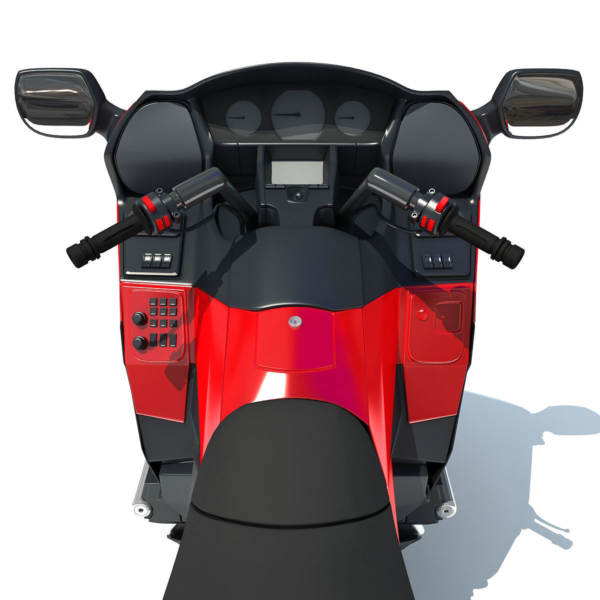 Sport Motorcycle 3D model_12