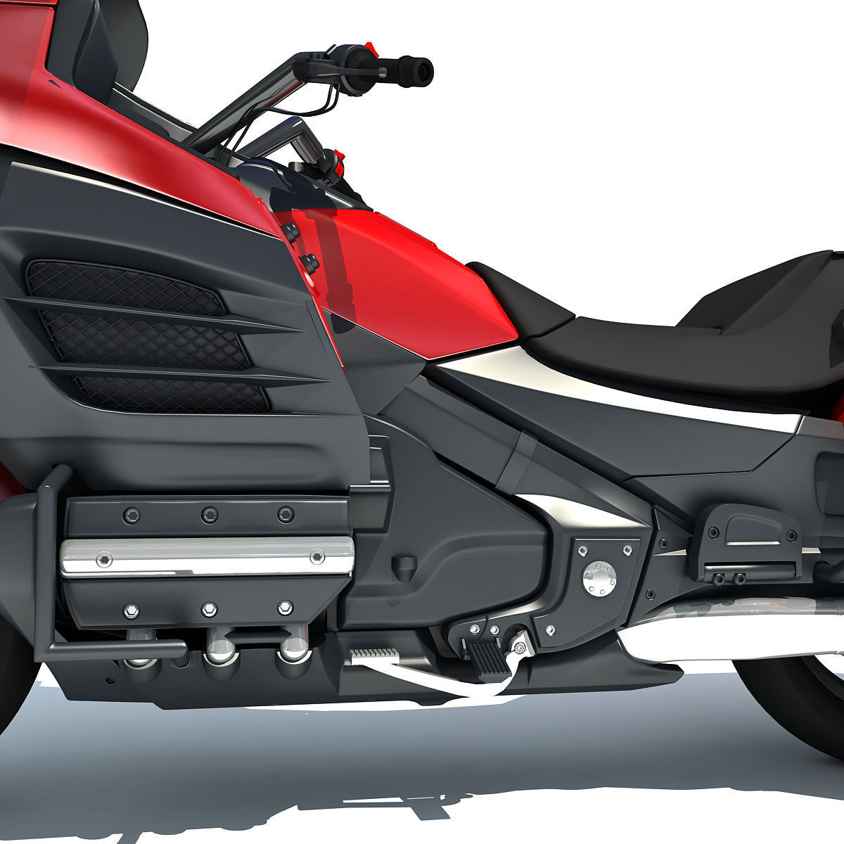 Sport Motorcycle 3D model_11