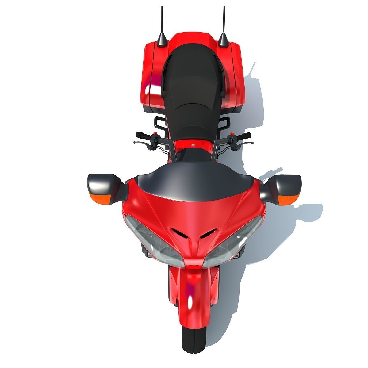 Sport Motorcycle 3D model_7
