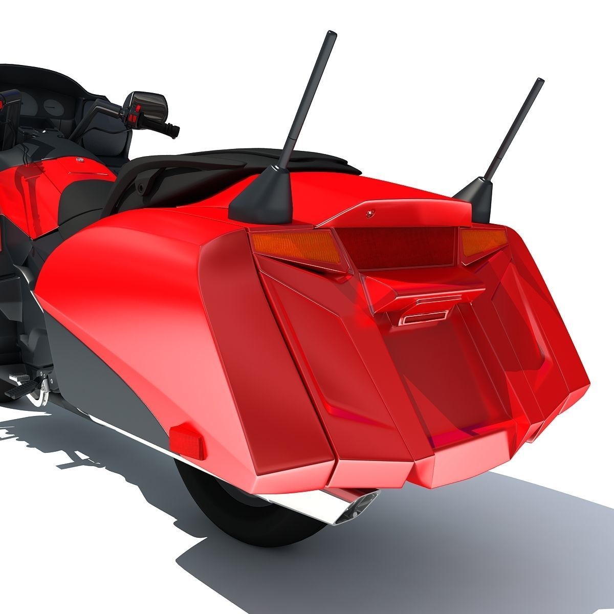 Sport Motorcycle 3D model_10