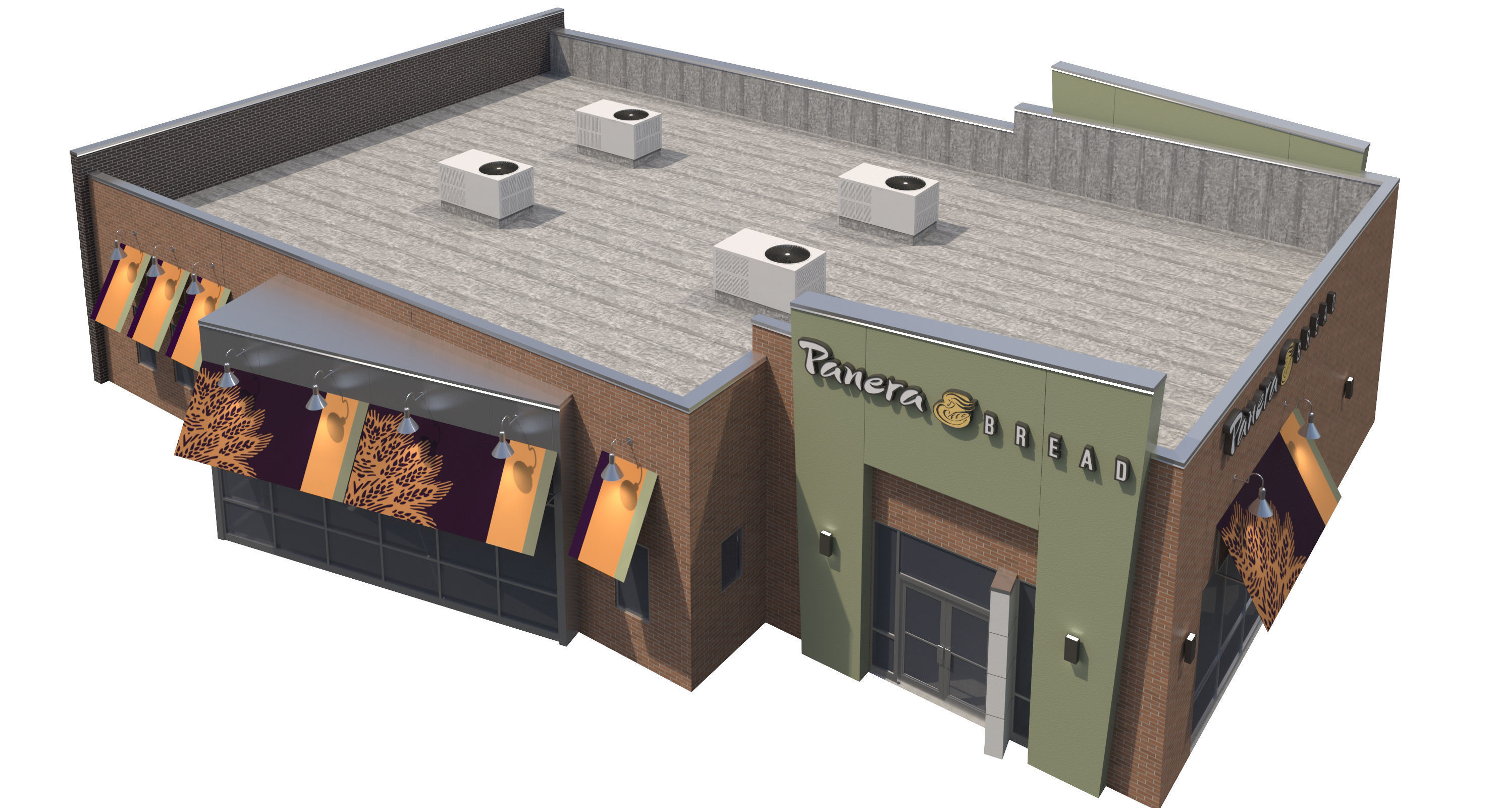 Retail Collection-004 Restaurants 3D model_44