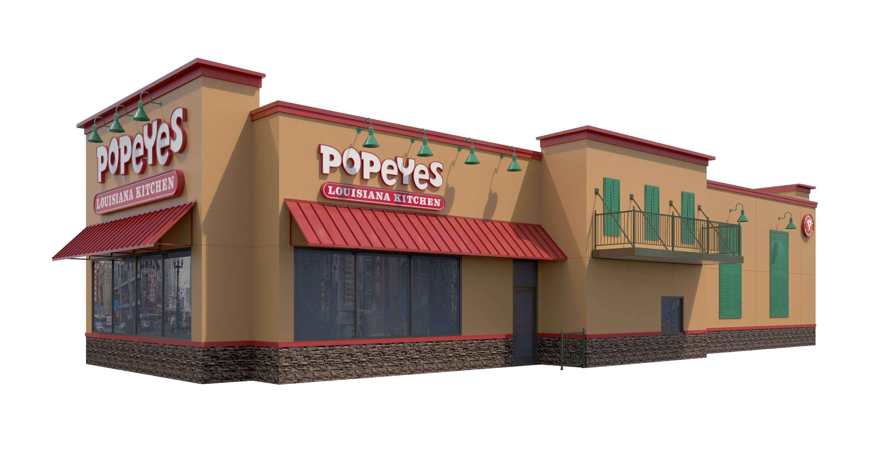 Retail Collection-004 Restaurants 3D model_4