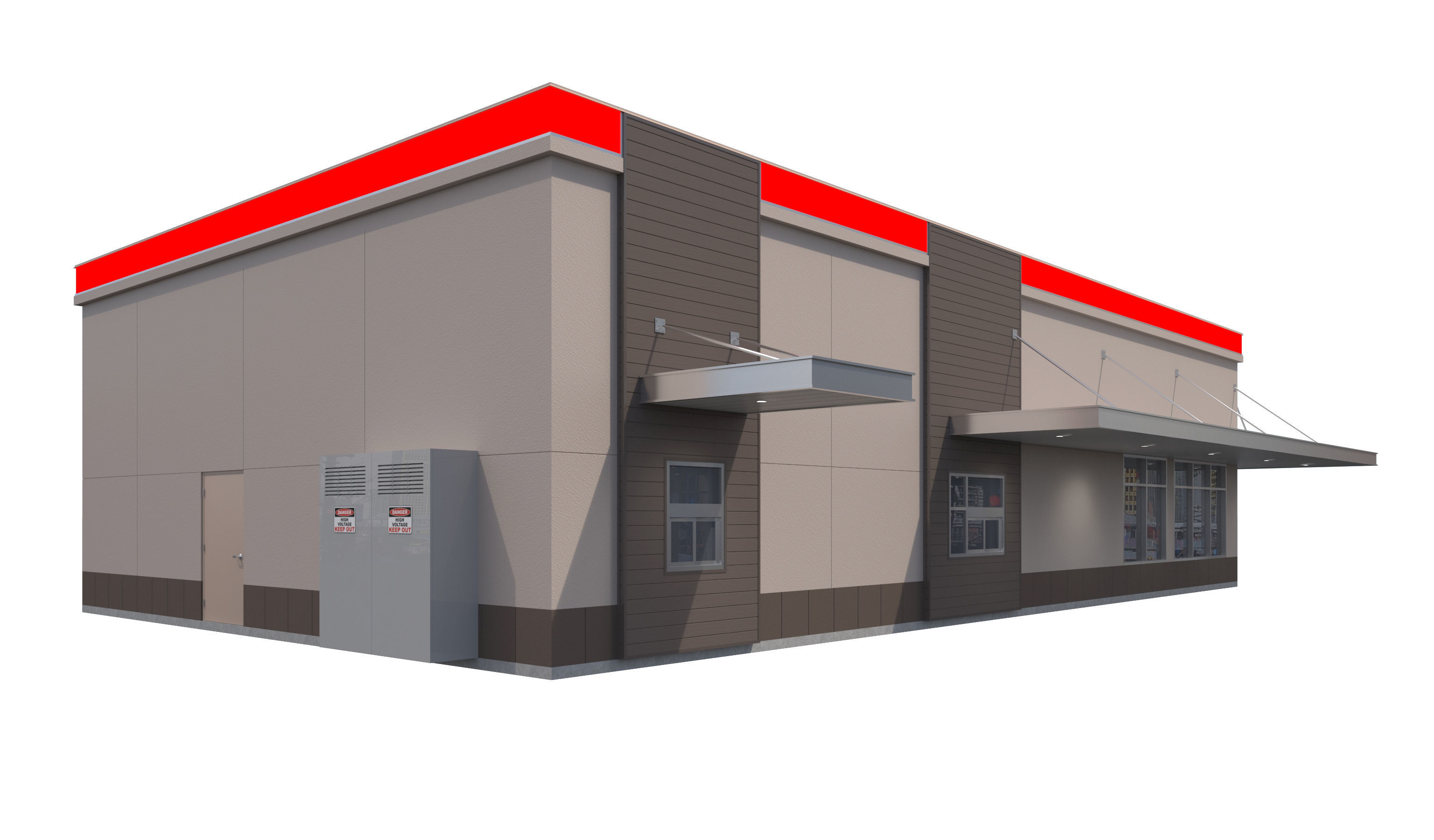 Retail Collection-004 Restaurants 3D model_10