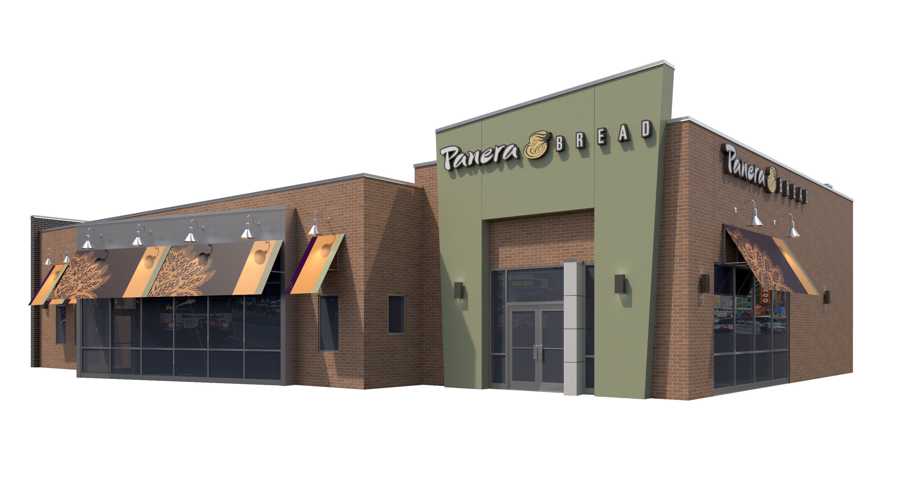 Retail Collection-004 Restaurants 3D model_38