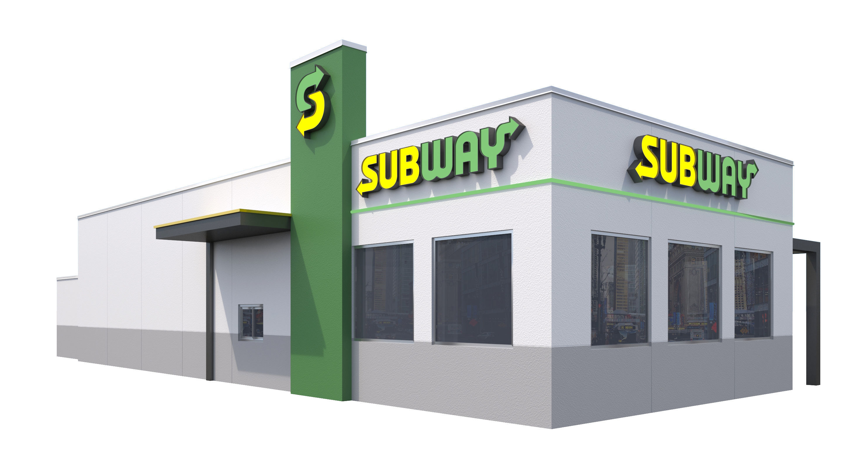 Retail Collection-004 Restaurants 3D model_25