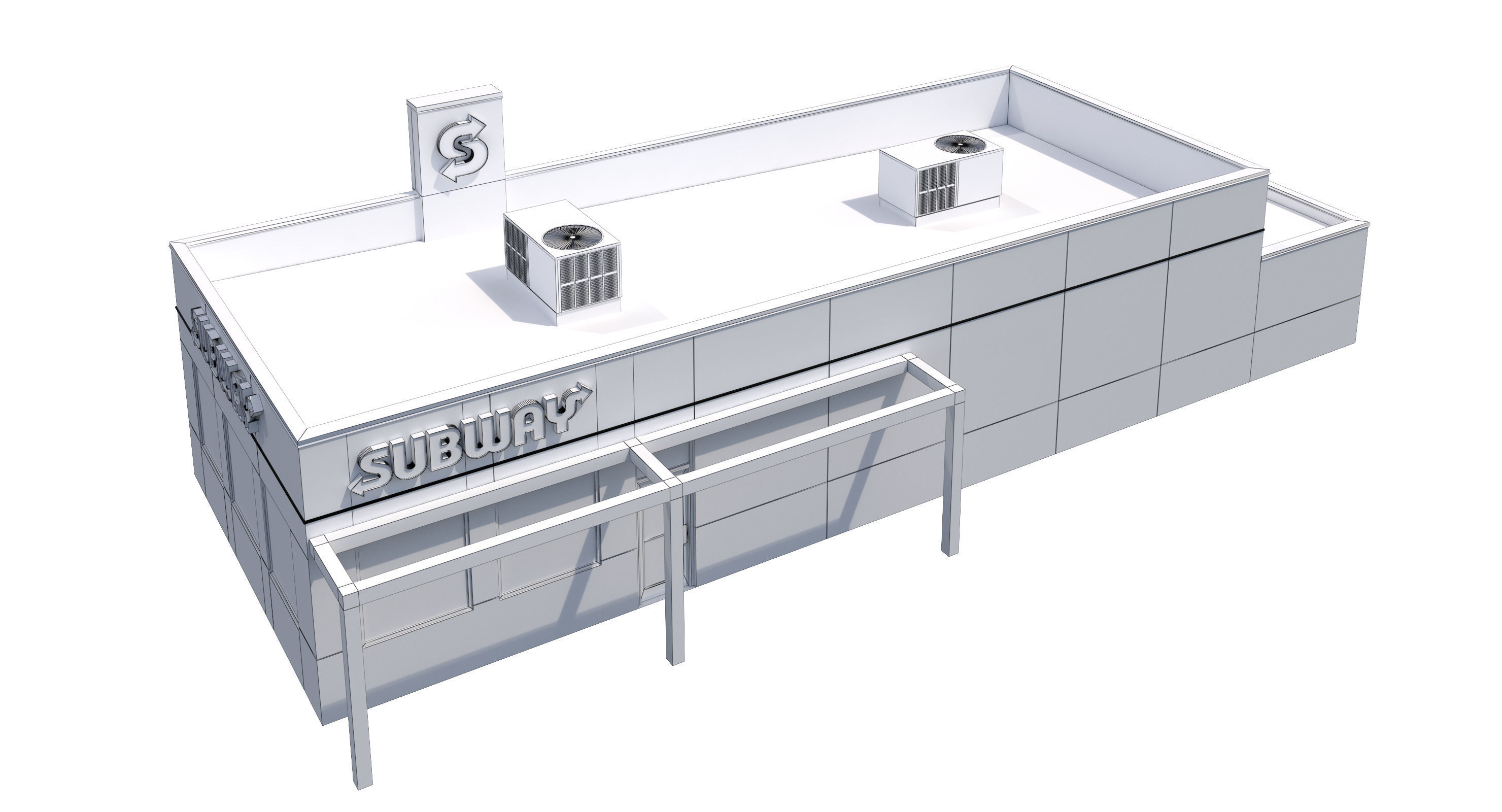 Retail Collection-004 Restaurants 3D model_36