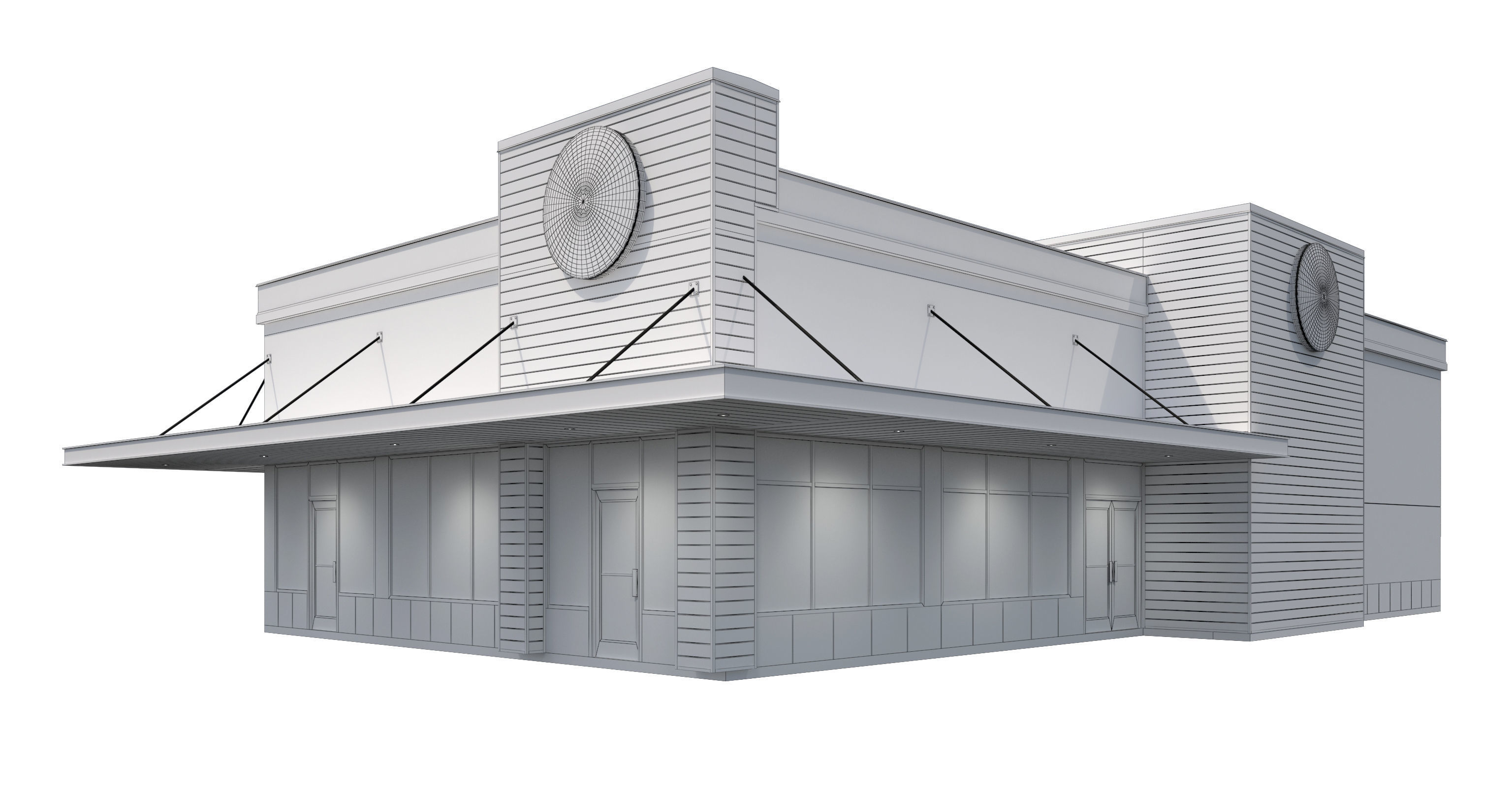 Retail Collection-004 Restaurants 3D model_18