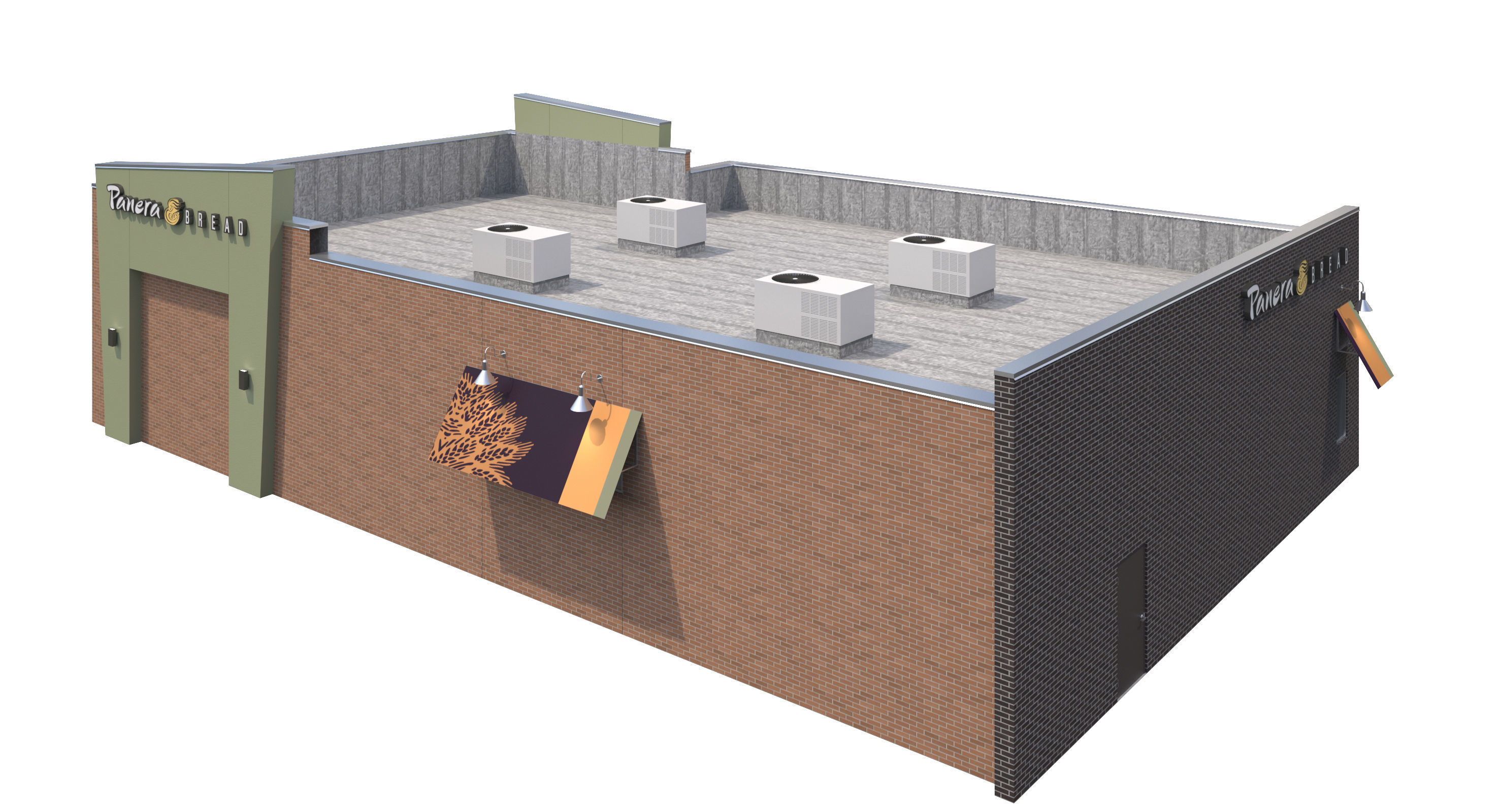 Retail Collection-004 Restaurants 3D model_45