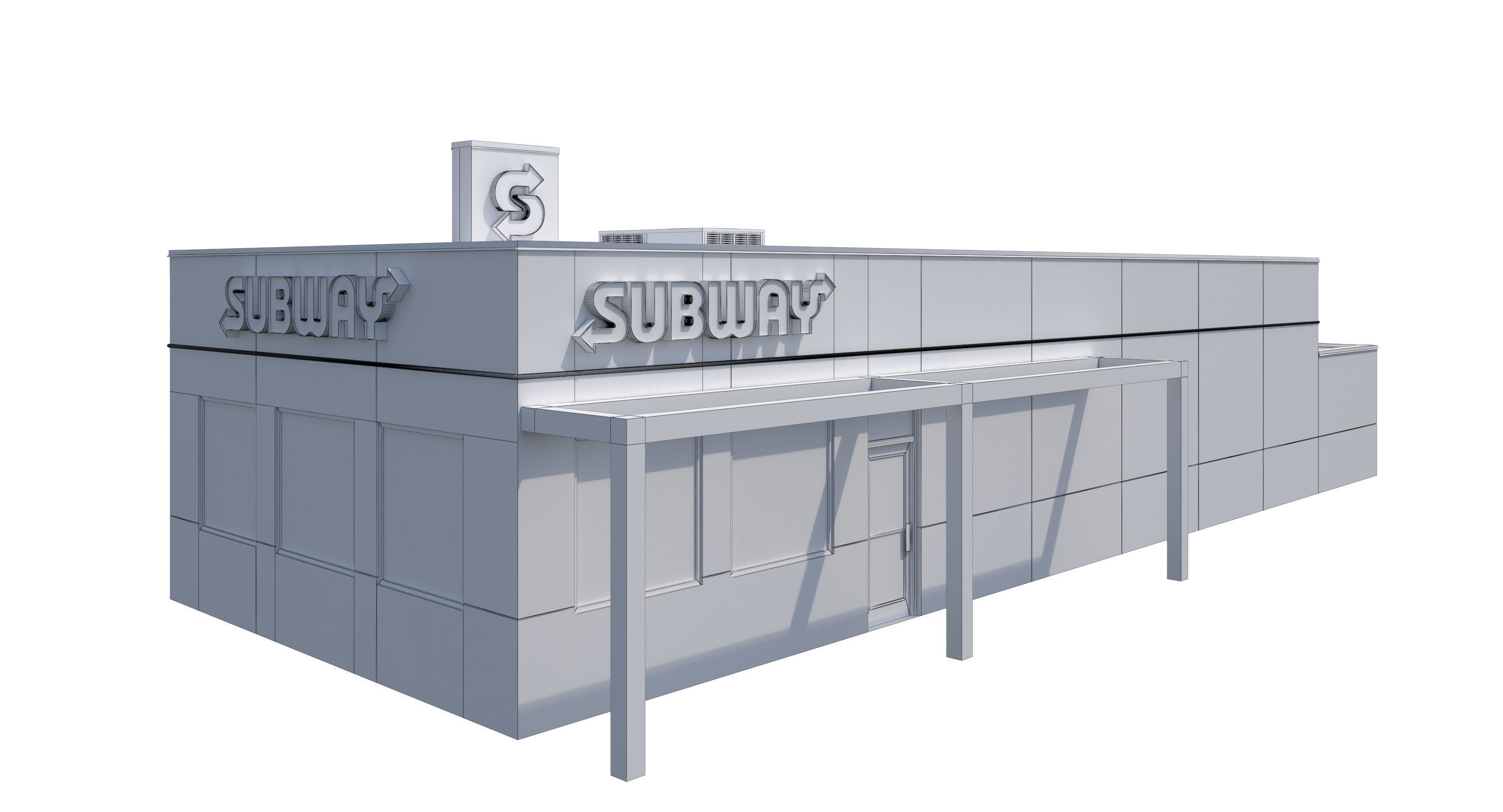 Retail Collection-004 Restaurants 3D model_35