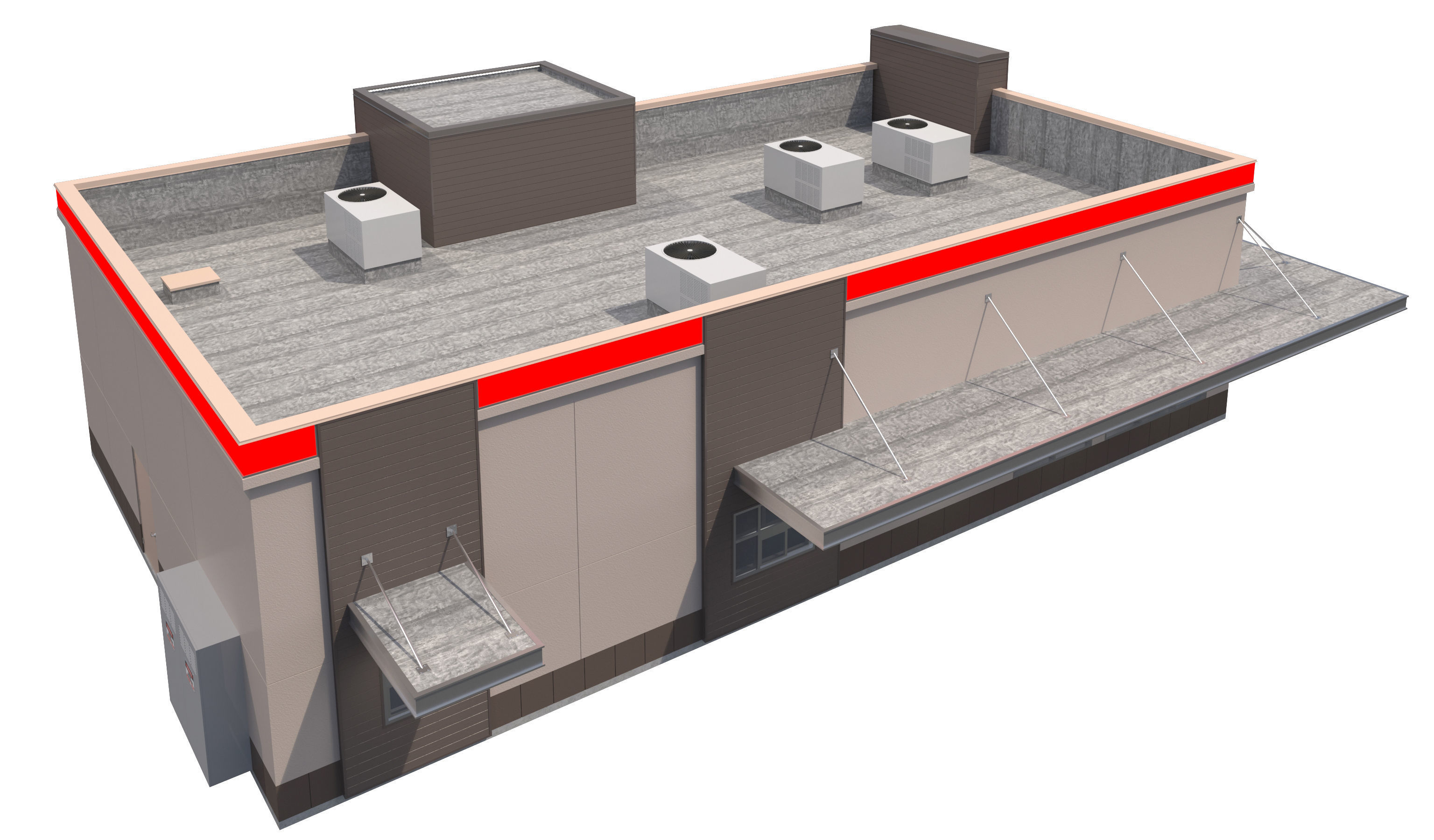 Retail Collection-004 Restaurants 3D model_12