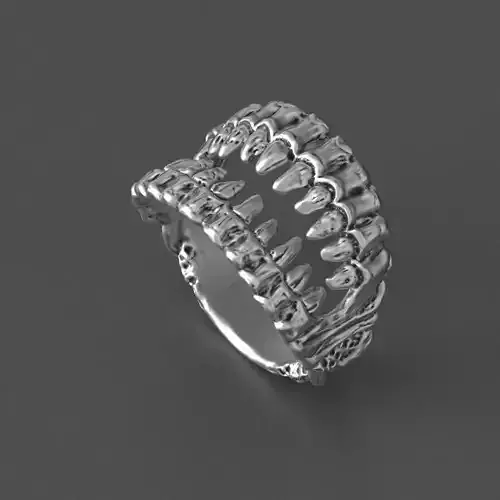 jaws ring 3D print model