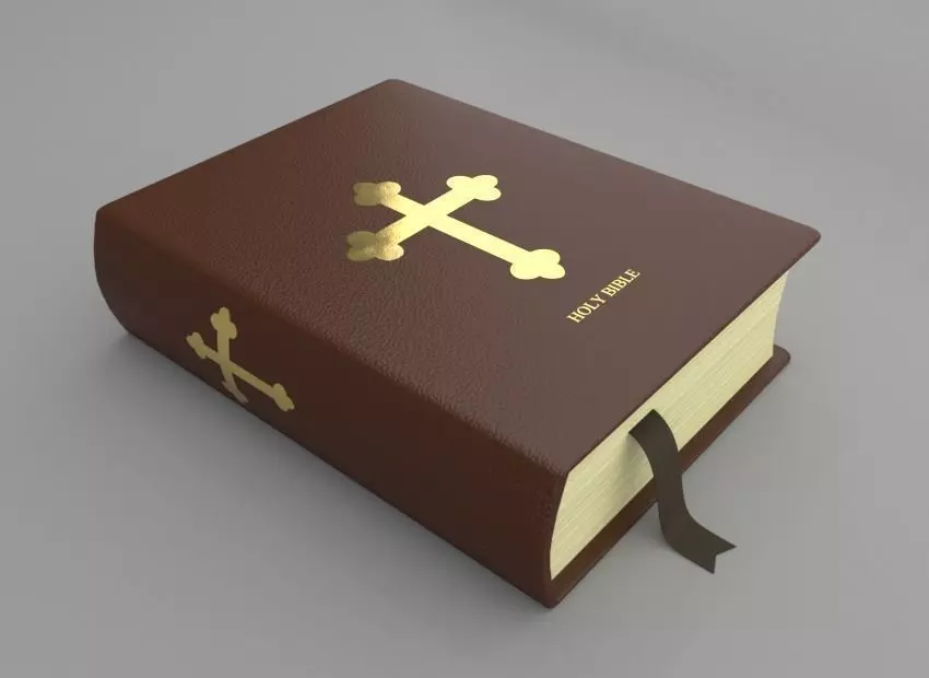 Holy bible 3D model_0