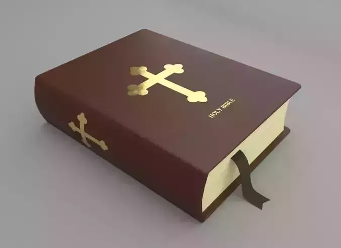 Holy bible 3D model