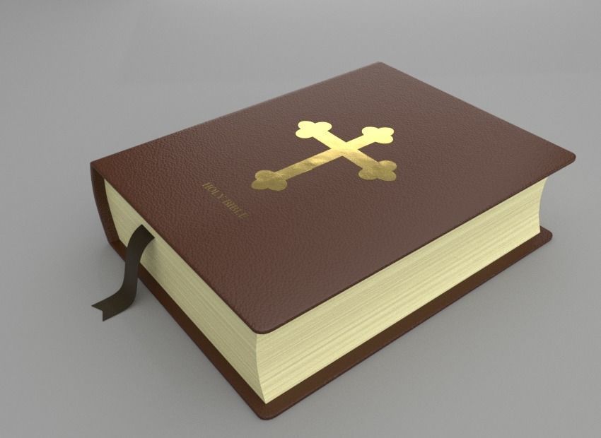 Holy bible 3D model_1