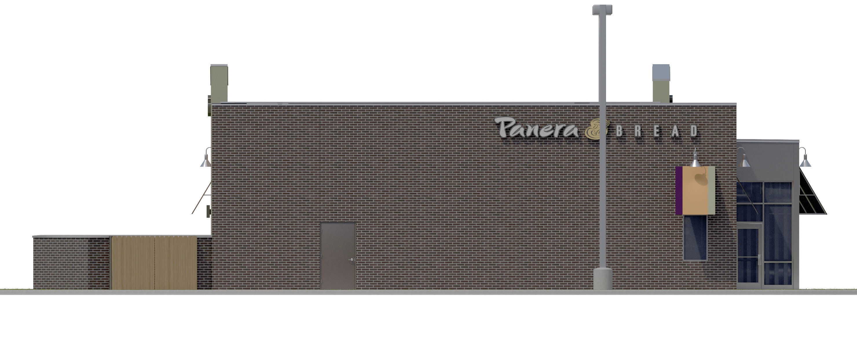 Retail Collection-005 Restaurants With Site 3D model_84