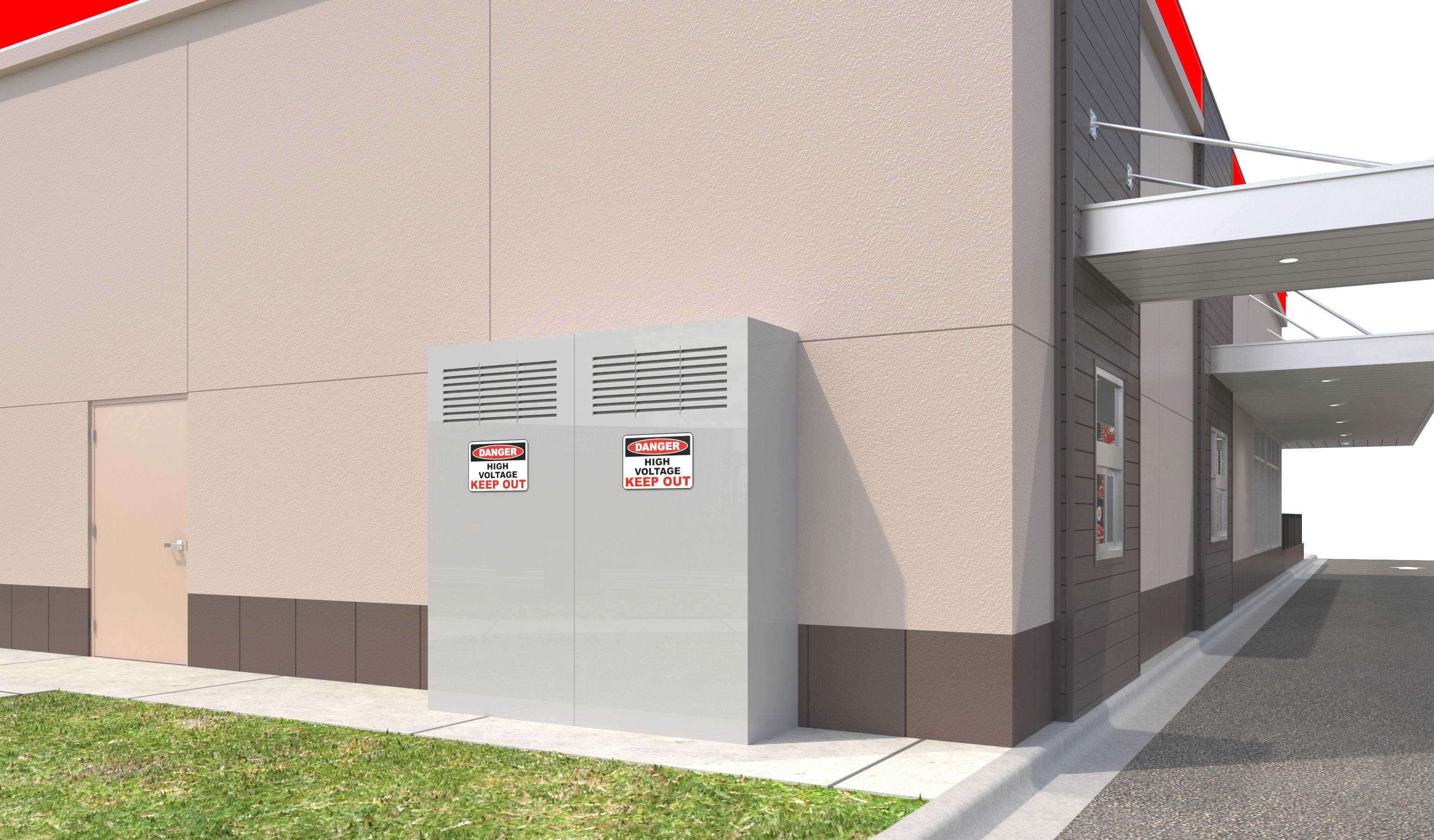 Retail Collection-005 Restaurants With Site 3D model_18