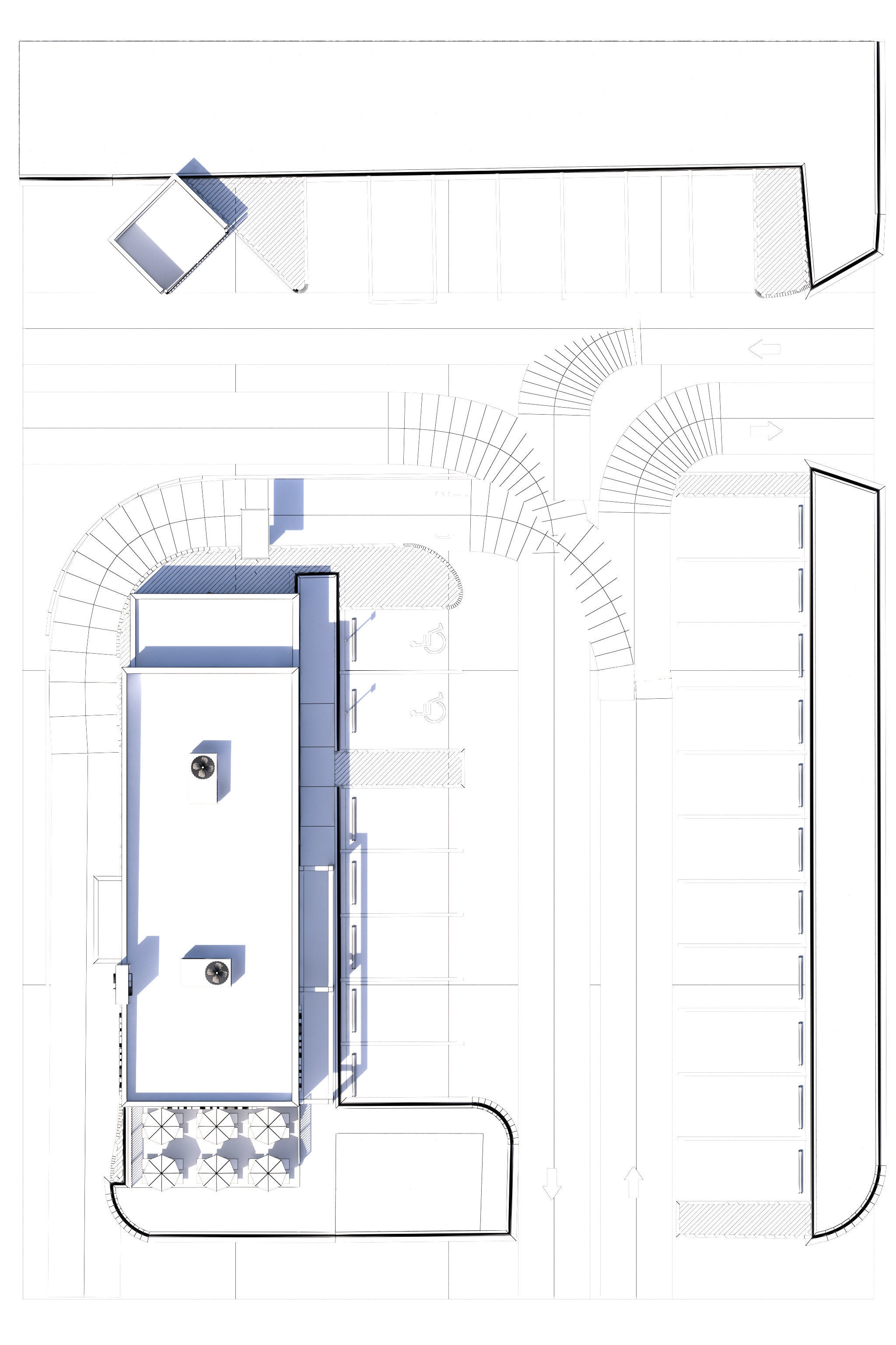 Retail Collection-005 Restaurants With Site 3D model_65
