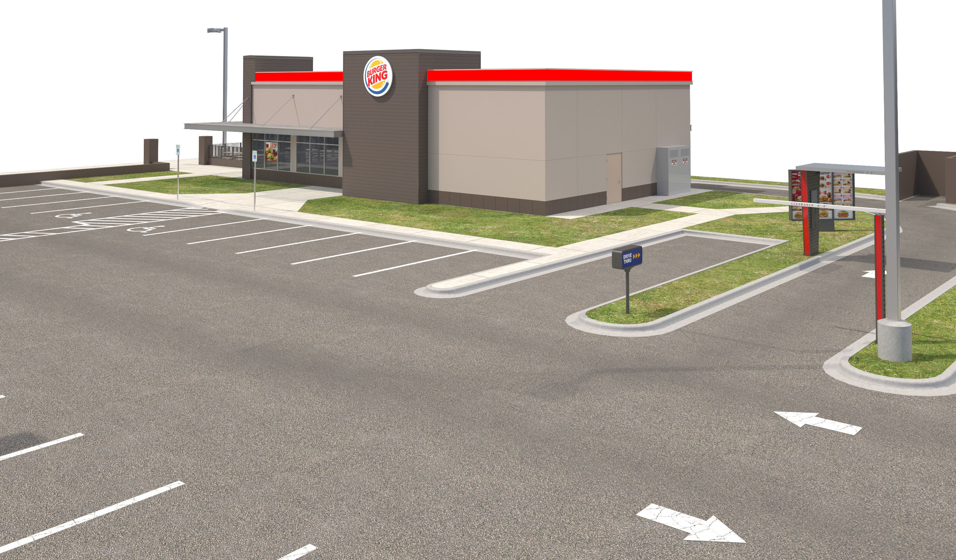 Retail Collection-005 Restaurants With Site 3D model_23