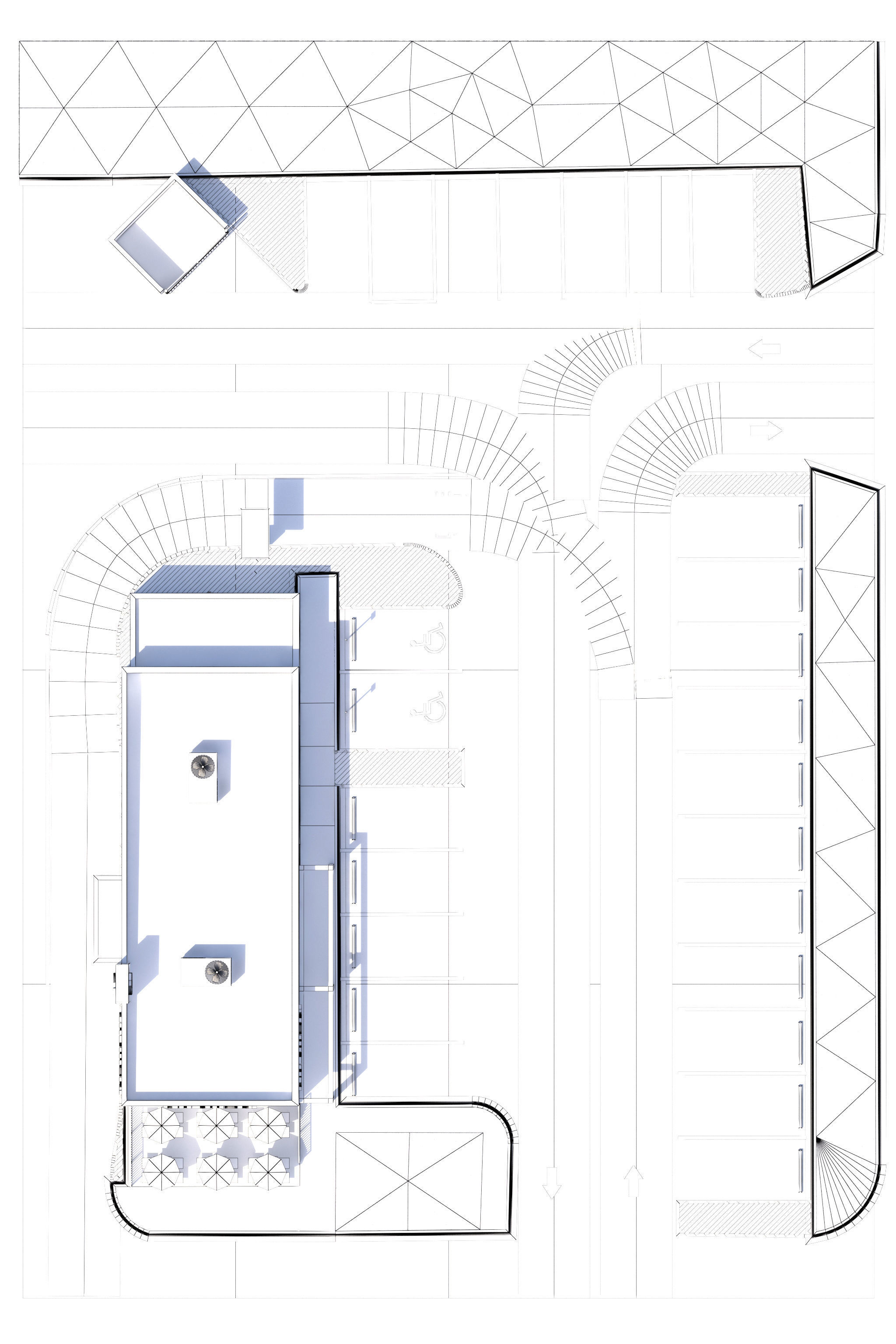 Retail Collection-005 Restaurants With Site 3D model_64