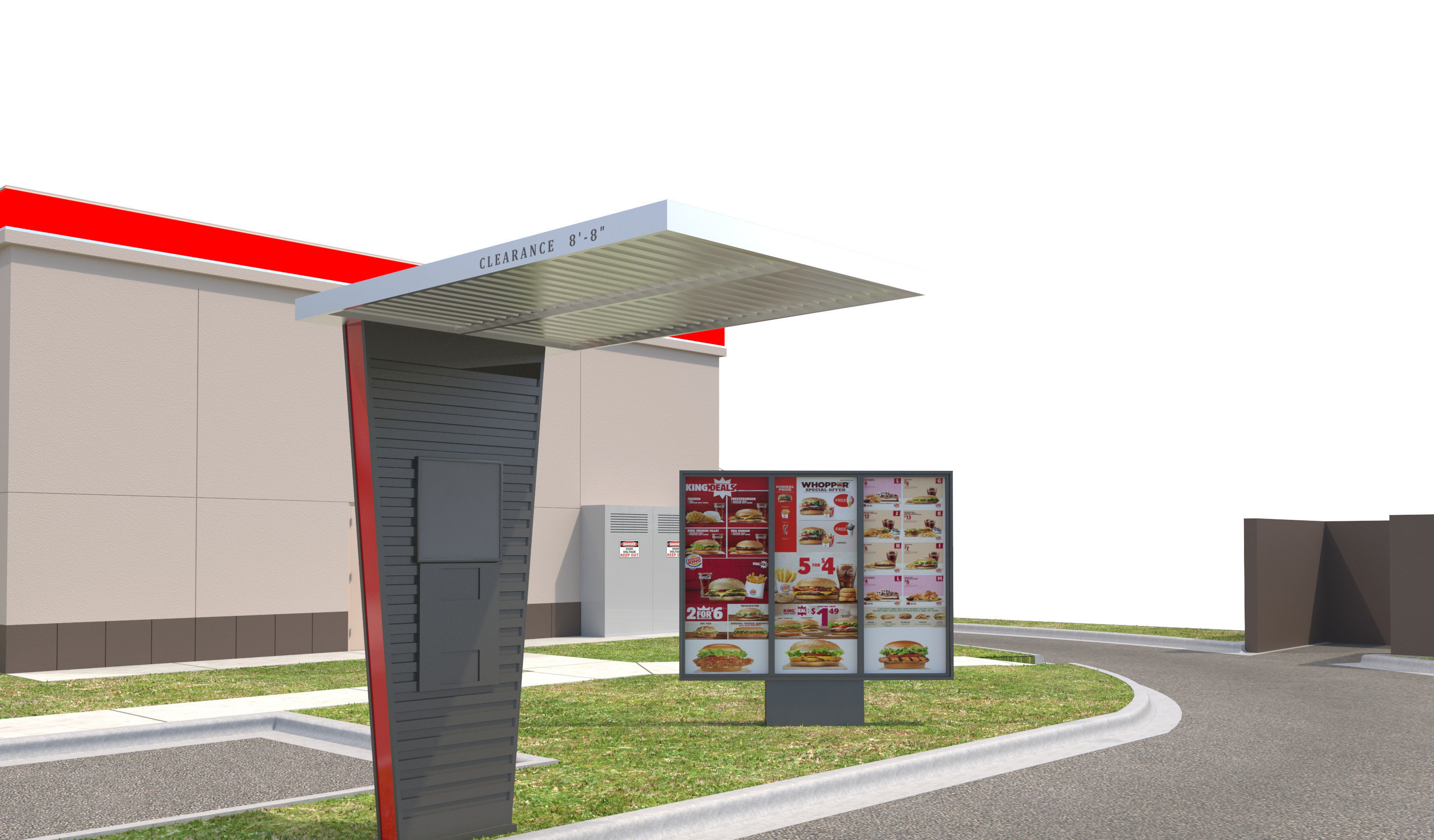 Retail Collection-005 Restaurants With Site 3D model_17