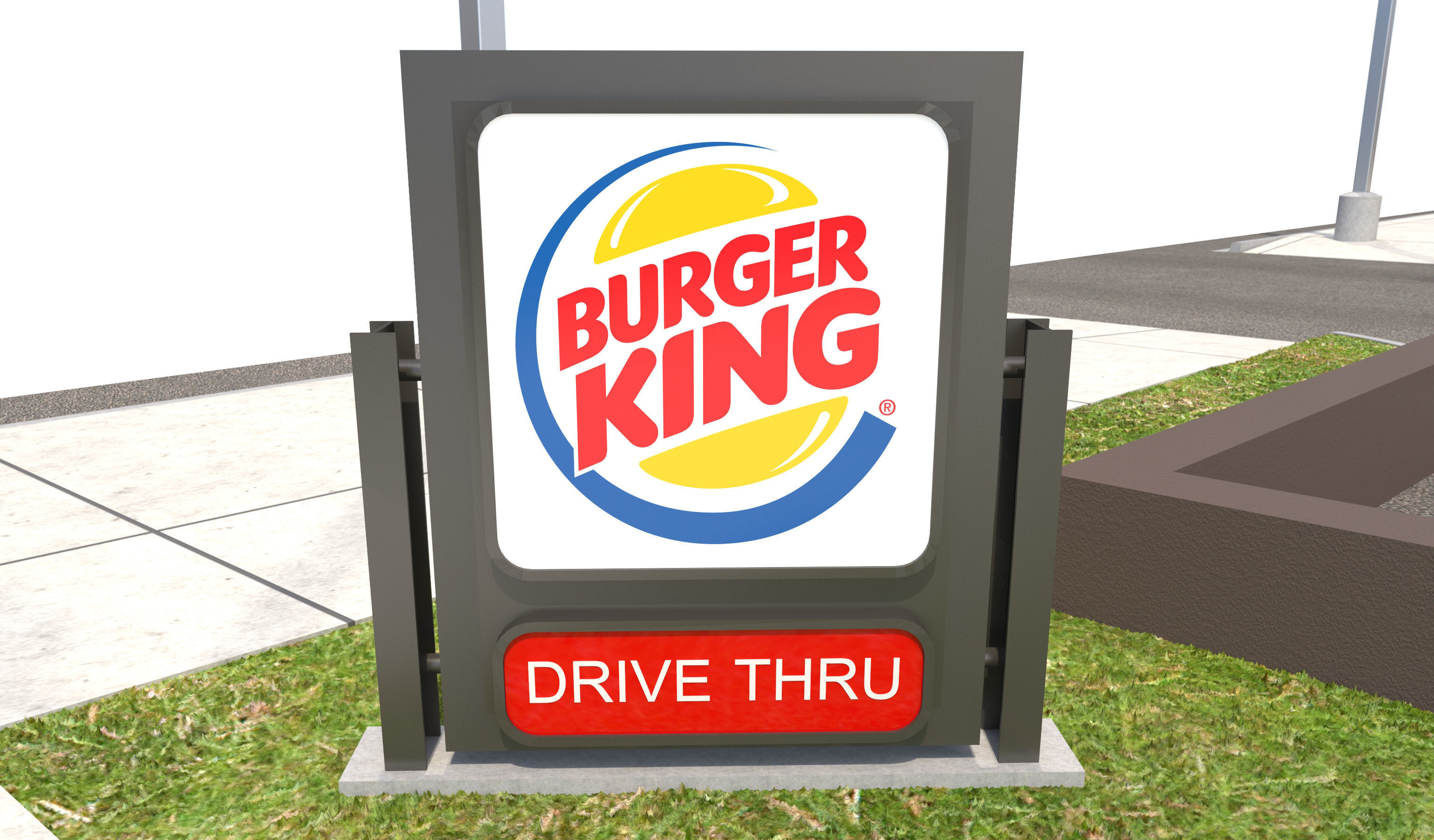 Retail Collection-005 Restaurants With Site 3D model_8