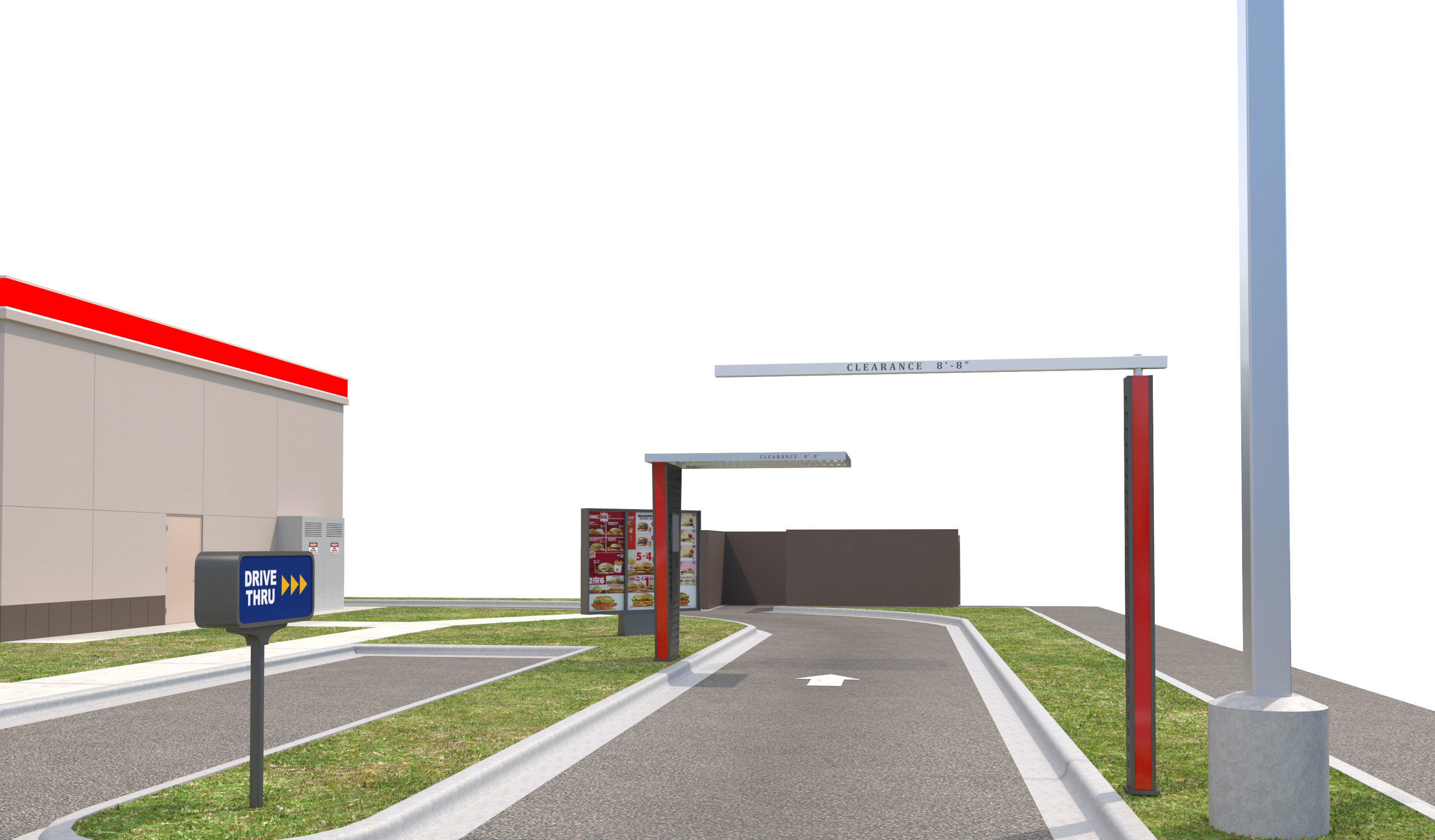 Retail Collection-005 Restaurants With Site 3D model_14