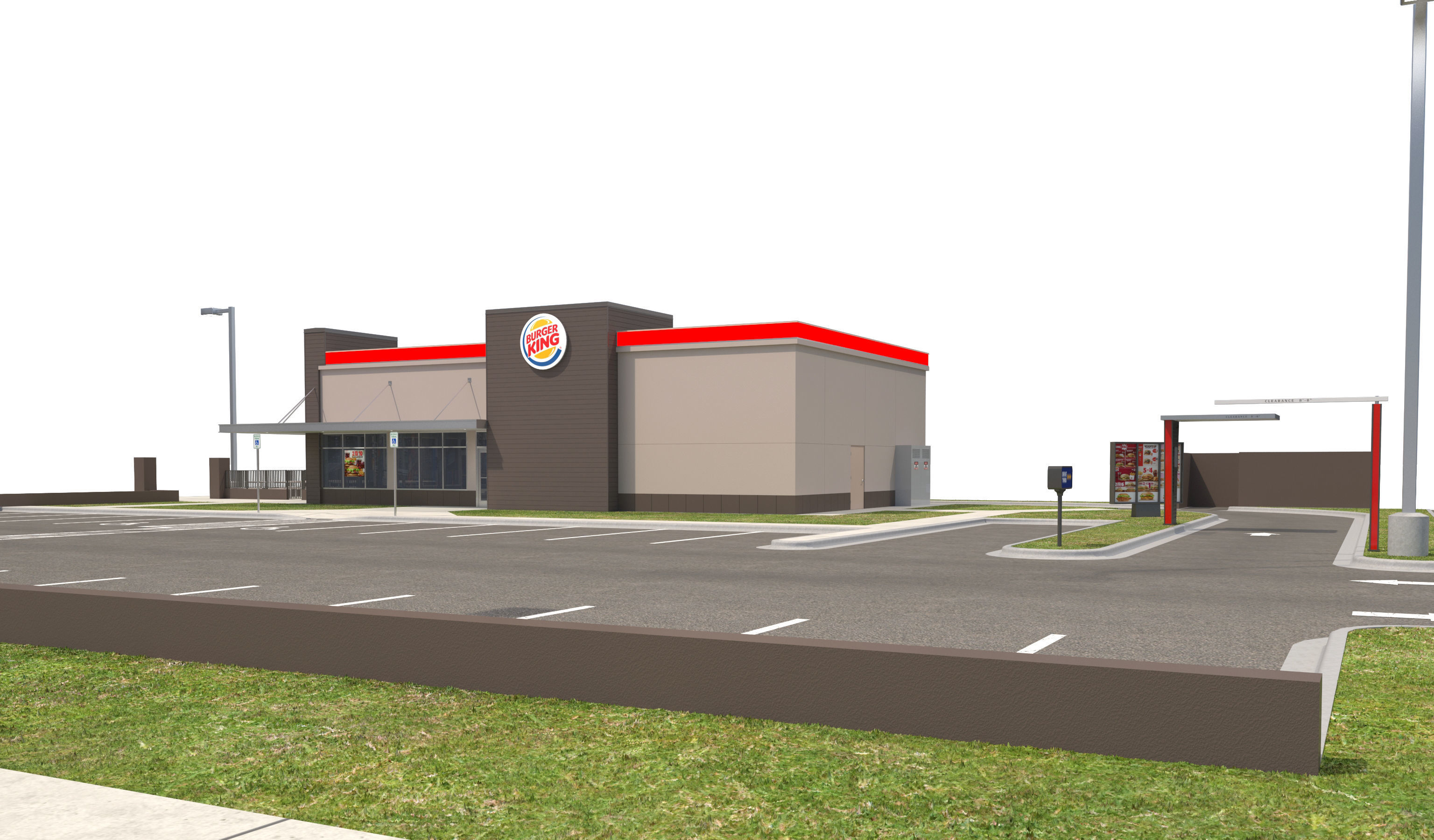 Retail Collection-005 Restaurants With Site 3D model_19