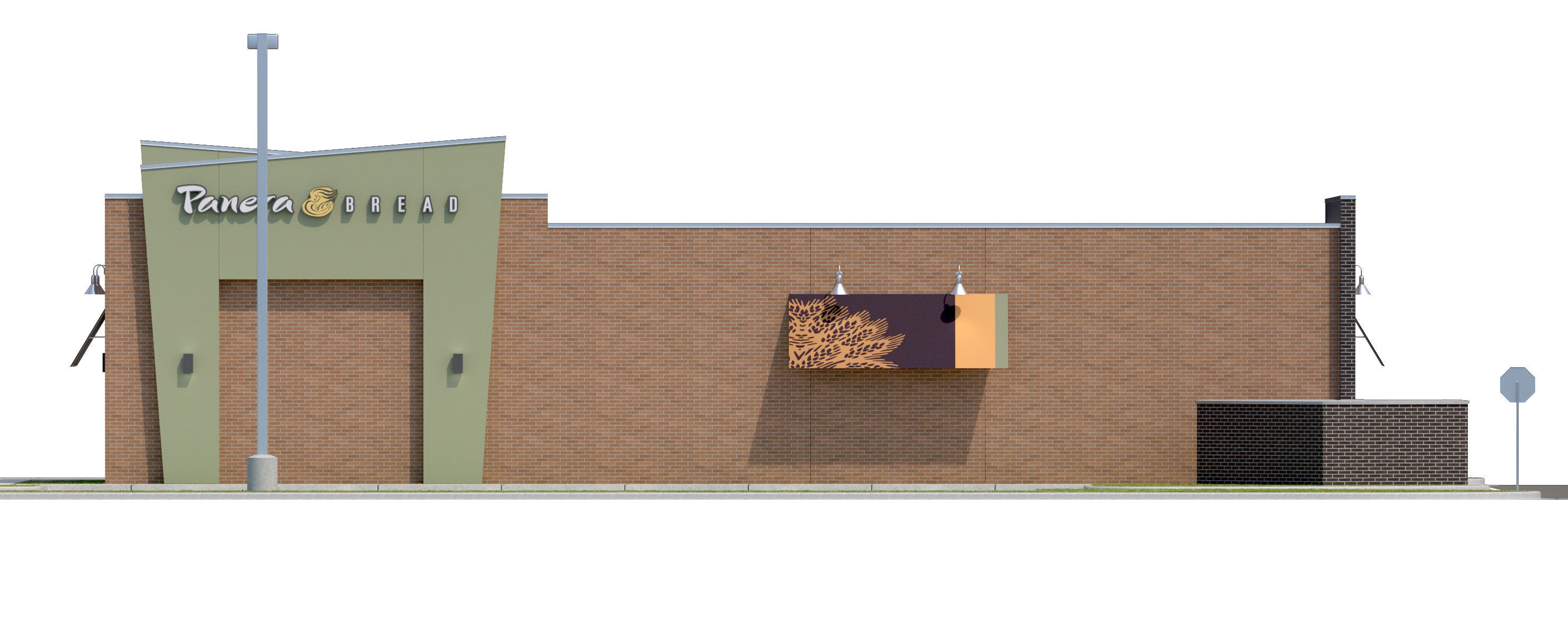 Retail Collection-005 Restaurants With Site 3D model_83